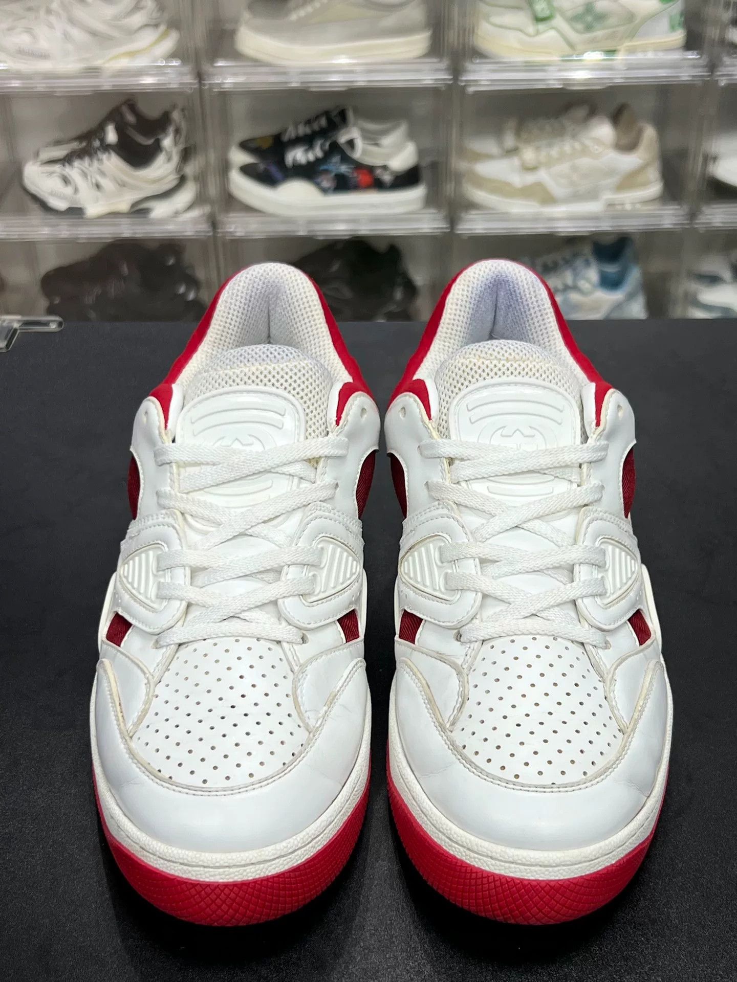 Gucci Gucci Red Lowtop Sneakers 8 Men Size US 8 / EU 41 - 2 Thumbnail