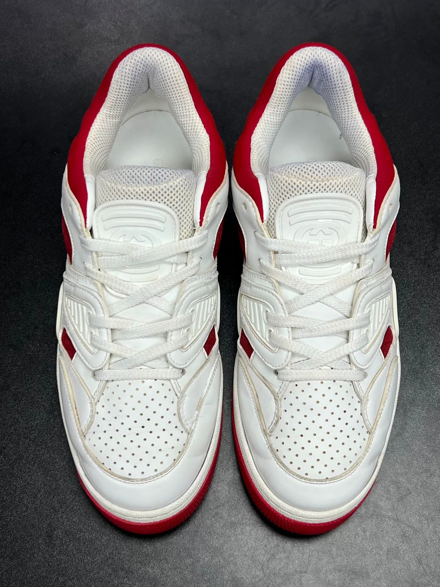 Gucci Gucci Red Lowtop Sneakers 8 Men Size US 8 / EU 41 - 3 Thumbnail