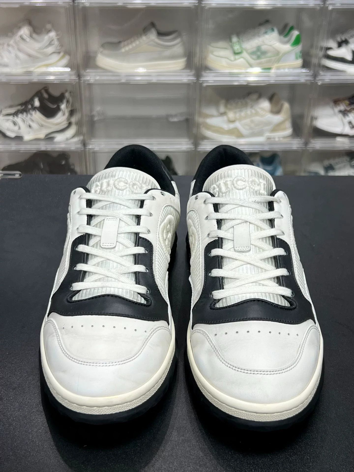 Gucci Gucci Distressed Black Lowtop Sneakers 9.5 Men Size US 9.5 / EU 42-43 - 2 Thumbnail