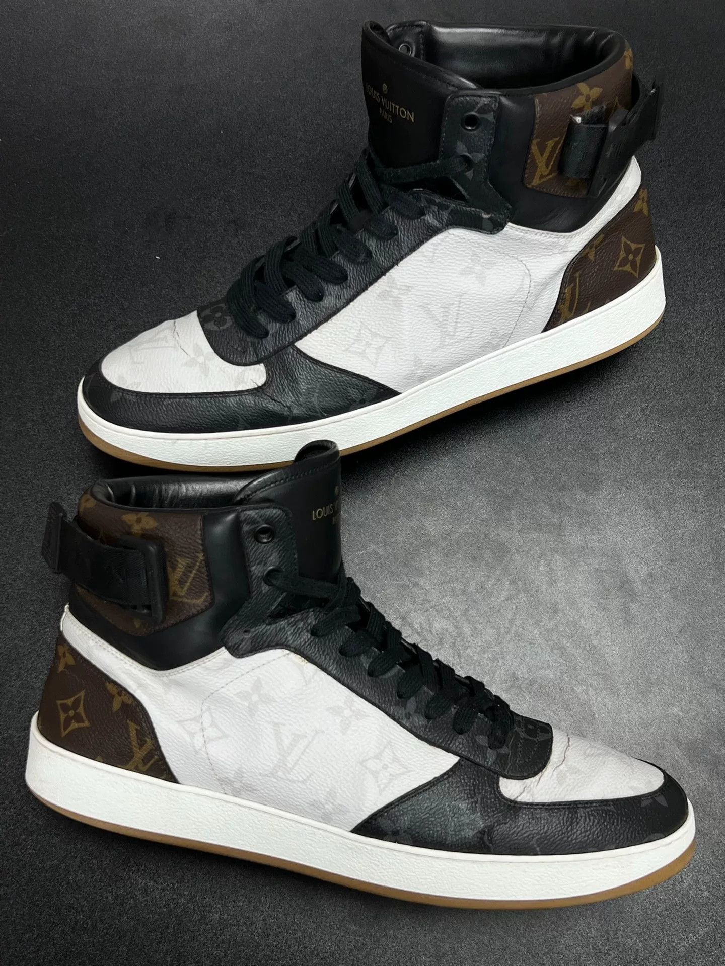 Louis Vuitton Louis Vuitton Patchwork Hitop Sneakers 10.5 Men Size US 10.5 / EU 43-44 - 5 Thumbnail