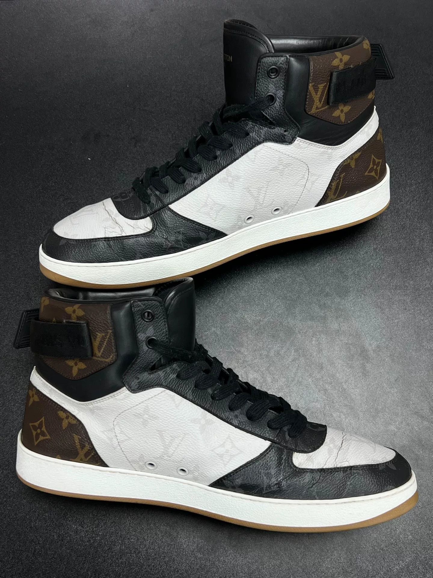 Louis Vuitton Louis Vuitton Patchwork Hitop Sneakers 10.5 Men Size US 10.5 / EU 43-44 - 6 Thumbnail