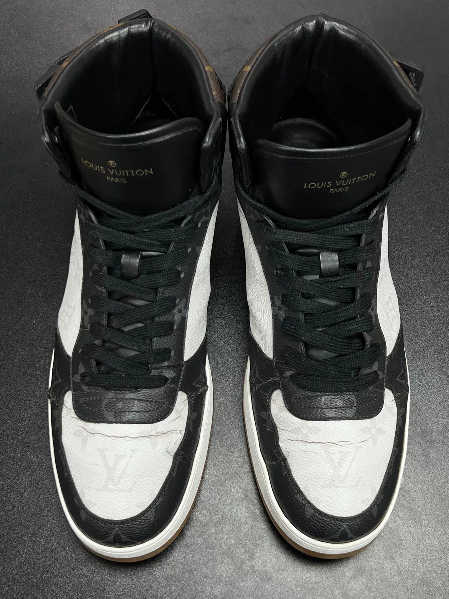Louis Vuitton Louis Vuitton Patchwork Hitop Sneakers 10.5 Men Size US 10.5 / EU 43-44 - 3 Thumbnail