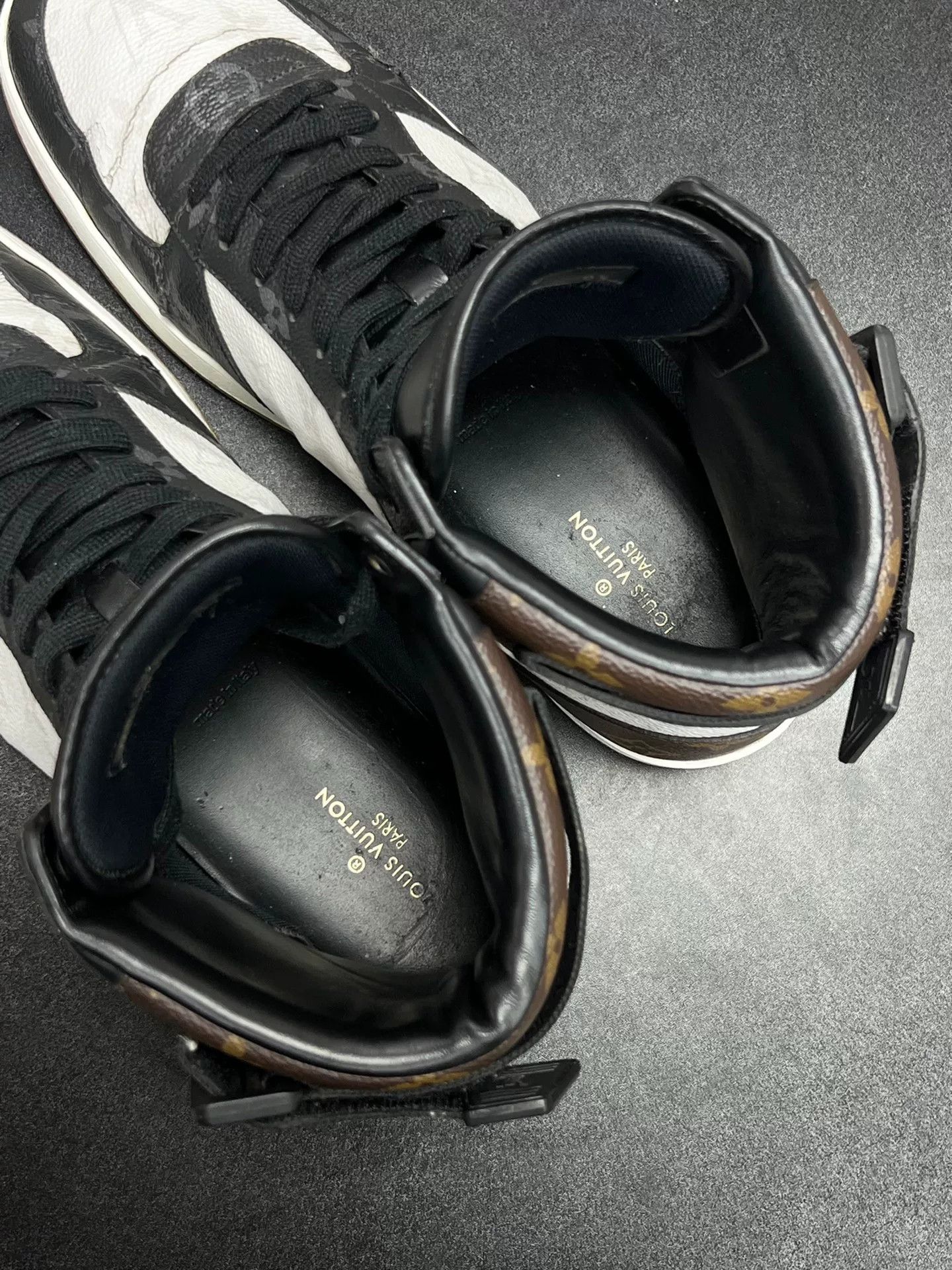Louis Vuitton Louis Vuitton Patchwork Hitop Sneakers 10.5 Men Size US 10.5 / EU 43-44 - 4 Thumbnail