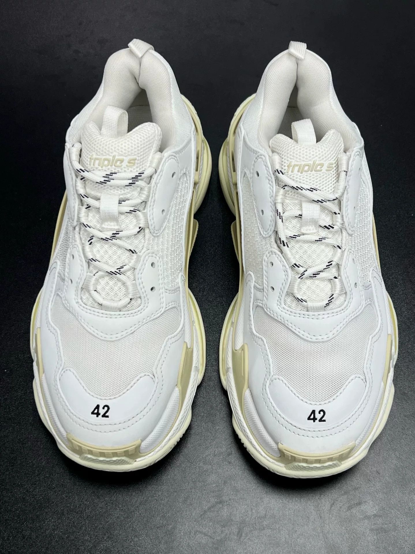 Balenciaga Balenciaga White Lowtop Sneakers 9 Men Size US 9 / EU 42 - 3 Thumbnail