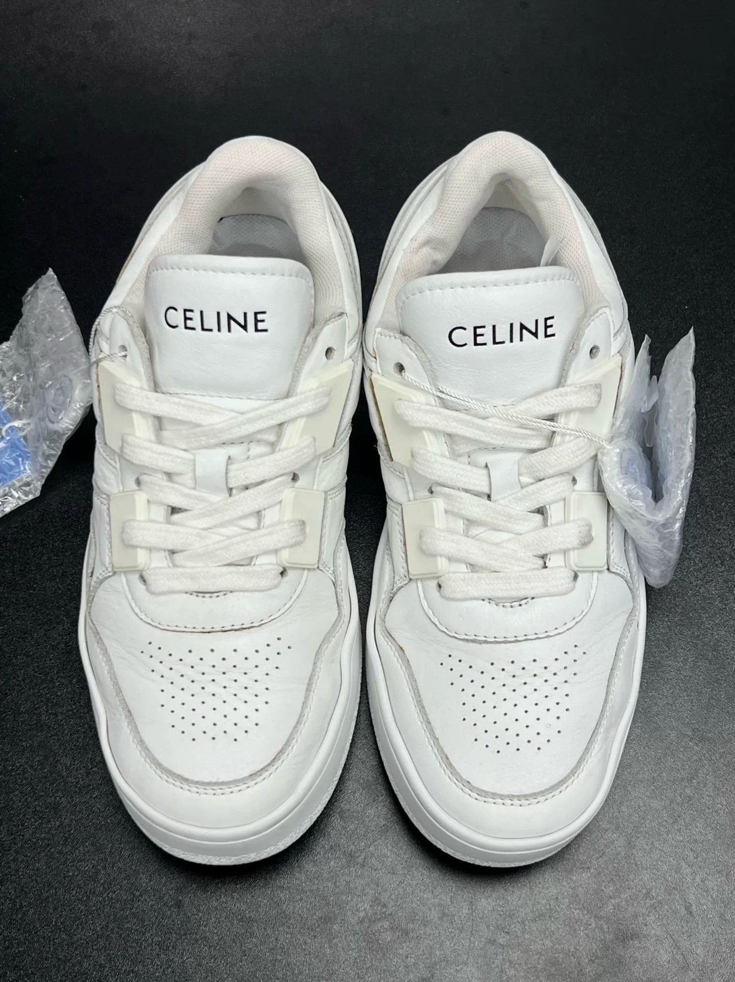 Celine Celine Training White Lowtop Sneakers us_5 Women Size US 5 / IT 35 - 3 Thumbnail