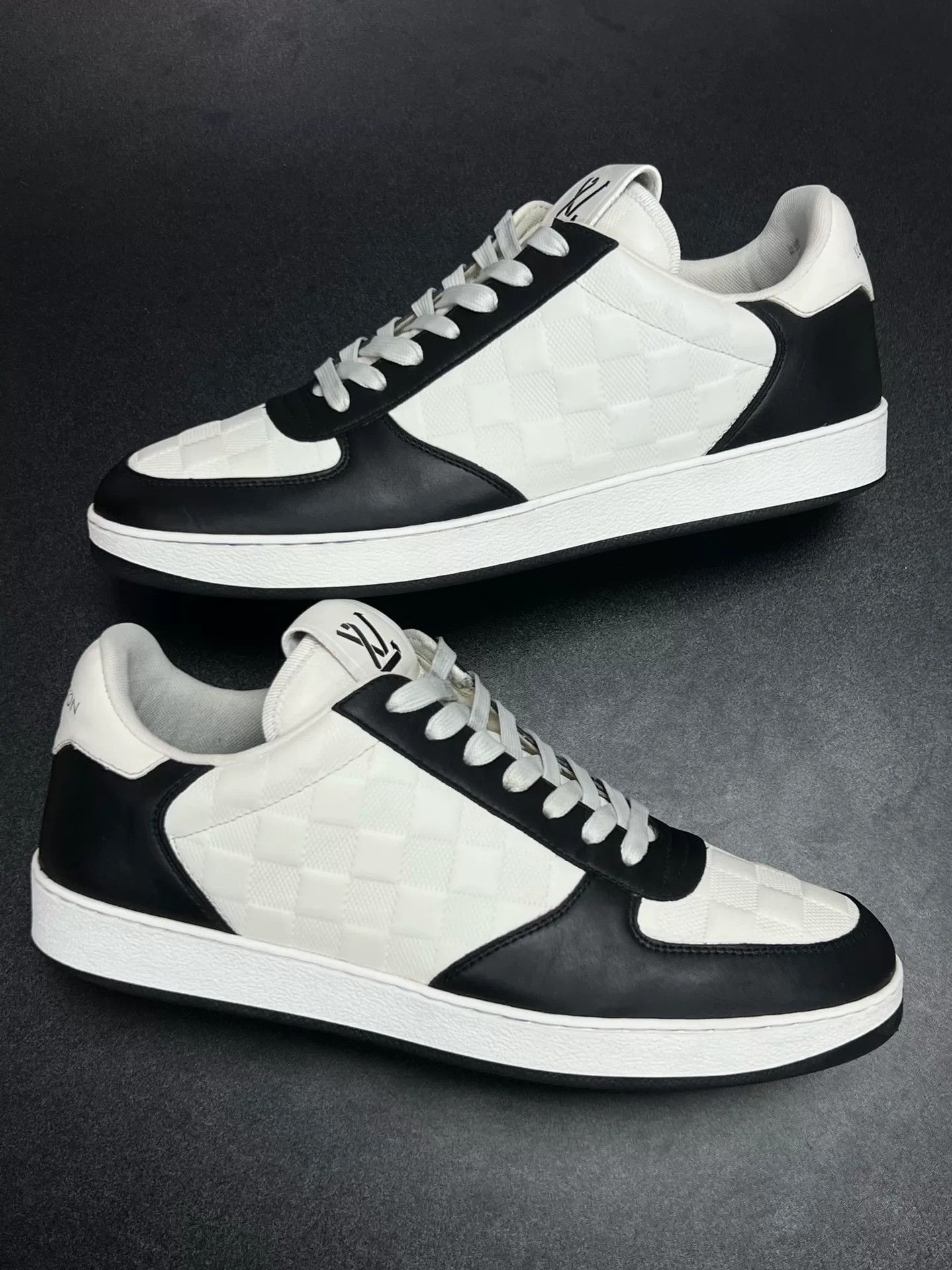 Louis Vuitton Louis Vuitton Checkered Black Lowtop Sneakers 7.5 Men Size US 7.5 / EU 40-41 - 5 Thumbnail