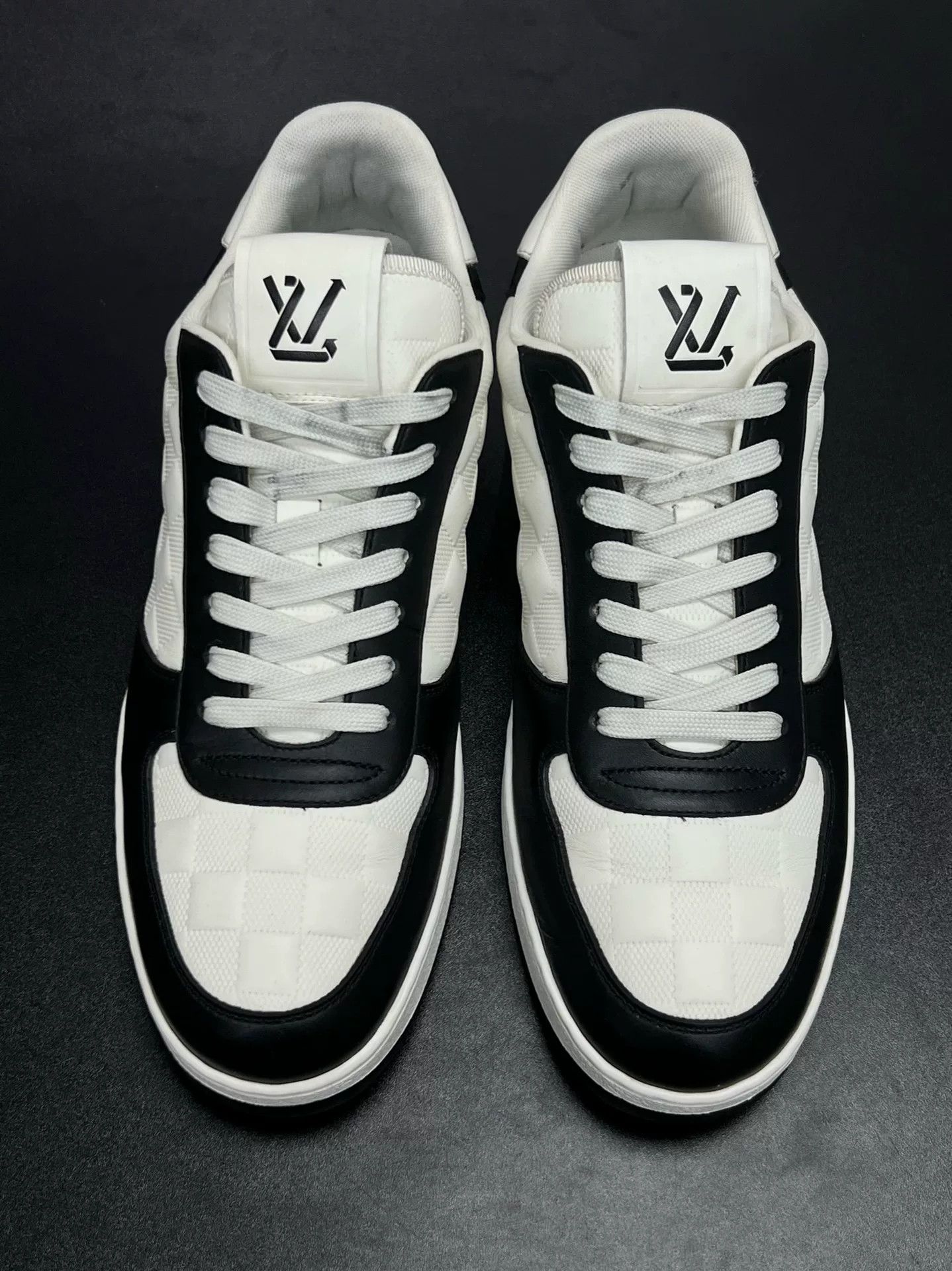 Louis Vuitton Louis Vuitton Checkered Black Lowtop Sneakers 7.5 Men Size US 7.5 / EU 40-41 - 3 Thumbnail