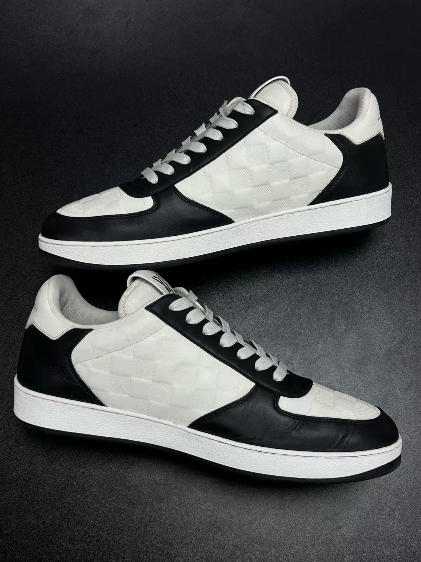 Louis Vuitton Louis Vuitton Checkered Black Lowtop Sneakers 7.5 Men Size US 7.5 / EU 40-41 - 6 Thumbnail