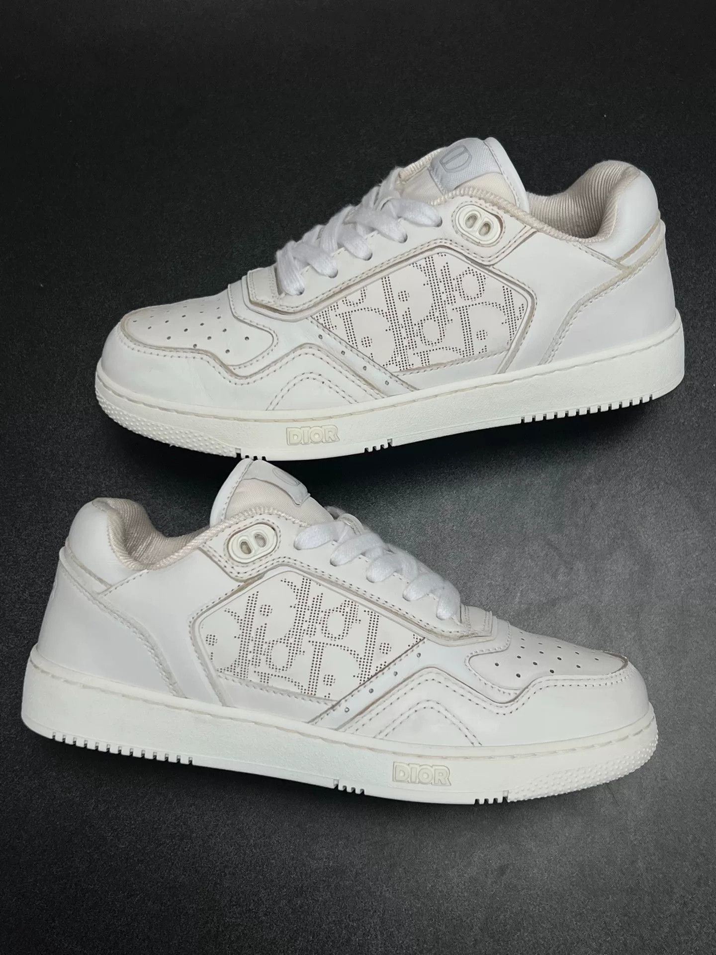 Dior Dior White Lowtop Sneakers us_6 Women Size US 6 / IT 36 - 5 Thumbnail