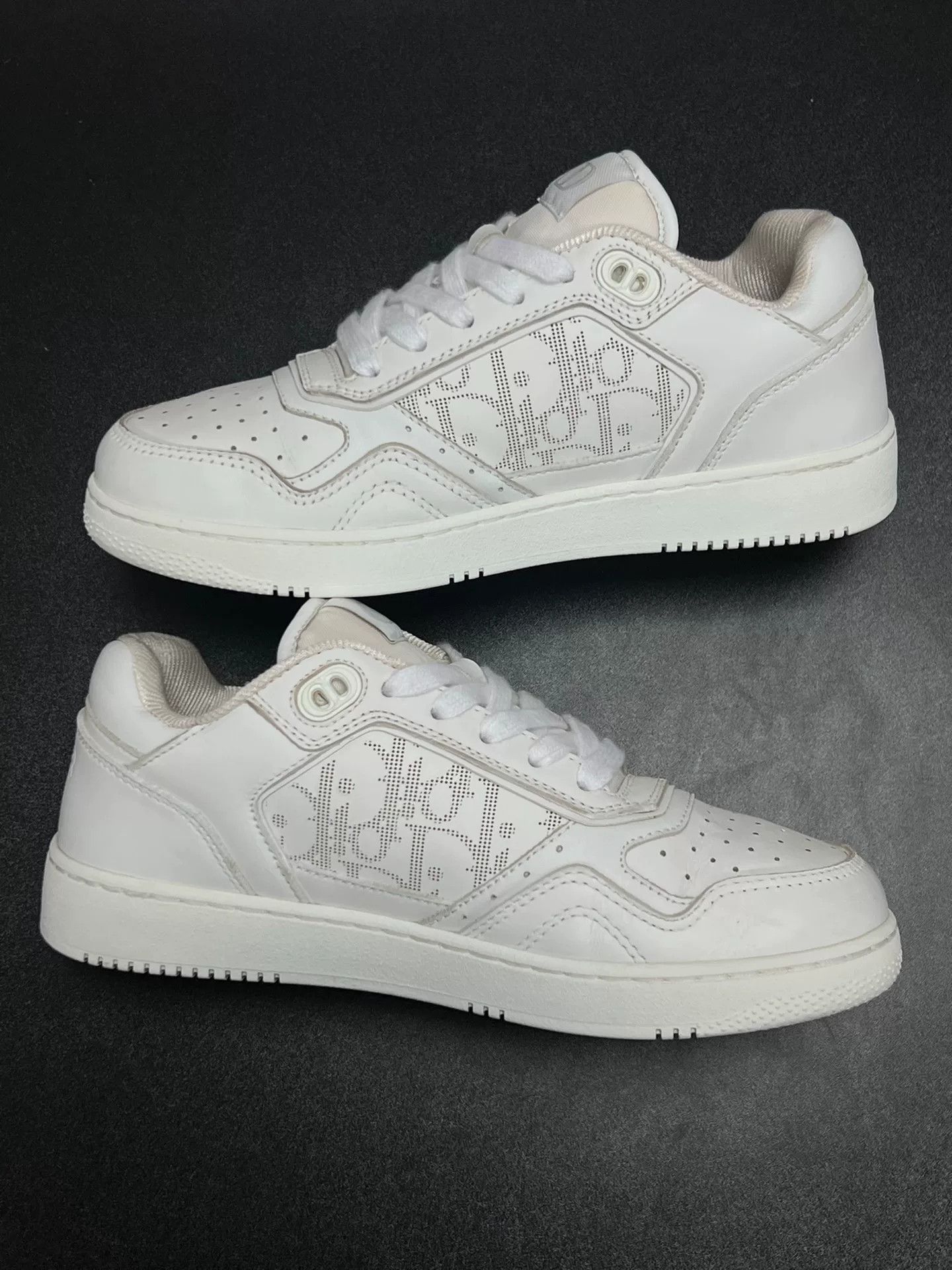 Dior Dior White Lowtop Sneakers us_6 Women Size US 6 / IT 36 - 6 Thumbnail