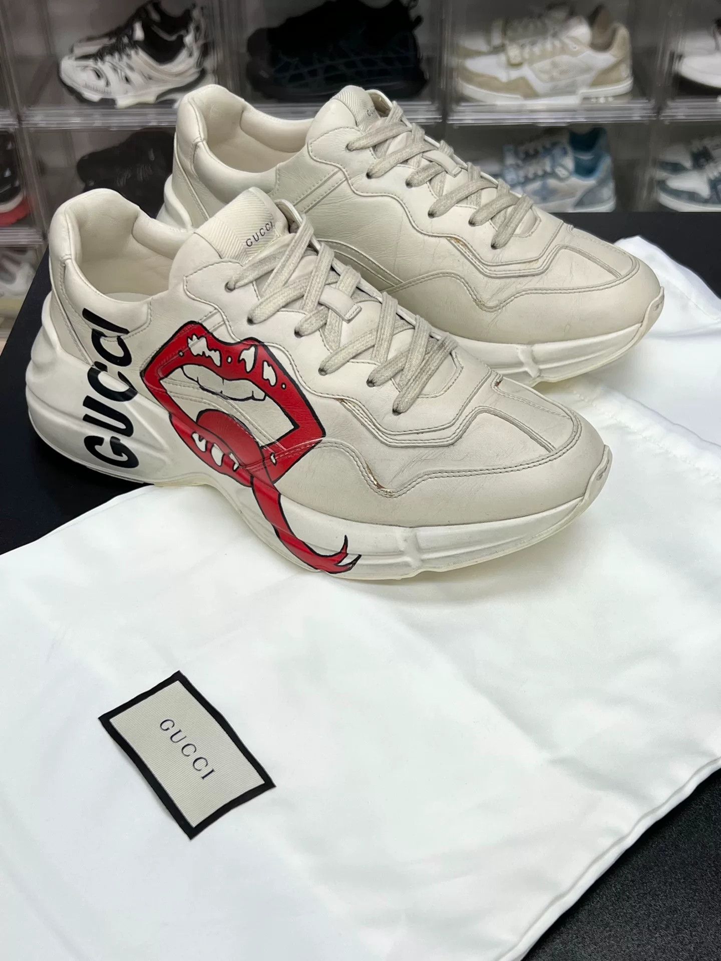 Gucci Gucci Printed Lowtop Sneakers 10 Men Size US 10 / EU 43 - 9 Thumbnail