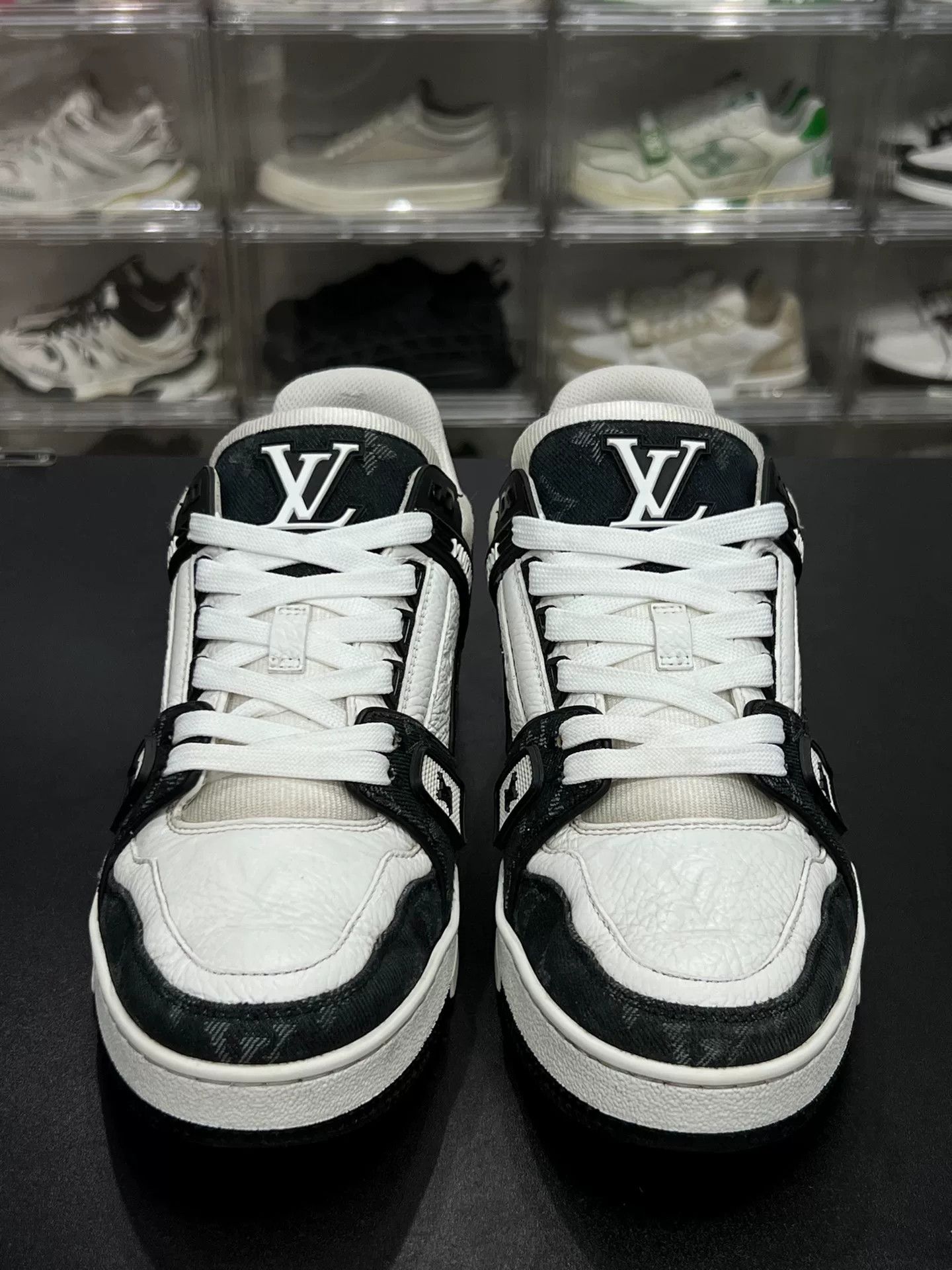 Louis Vuitton Louis Vuitton Training Denim Black Lowtop Sneakers 5 Men Size US 5 / EU 37 - 2 Thumbnail