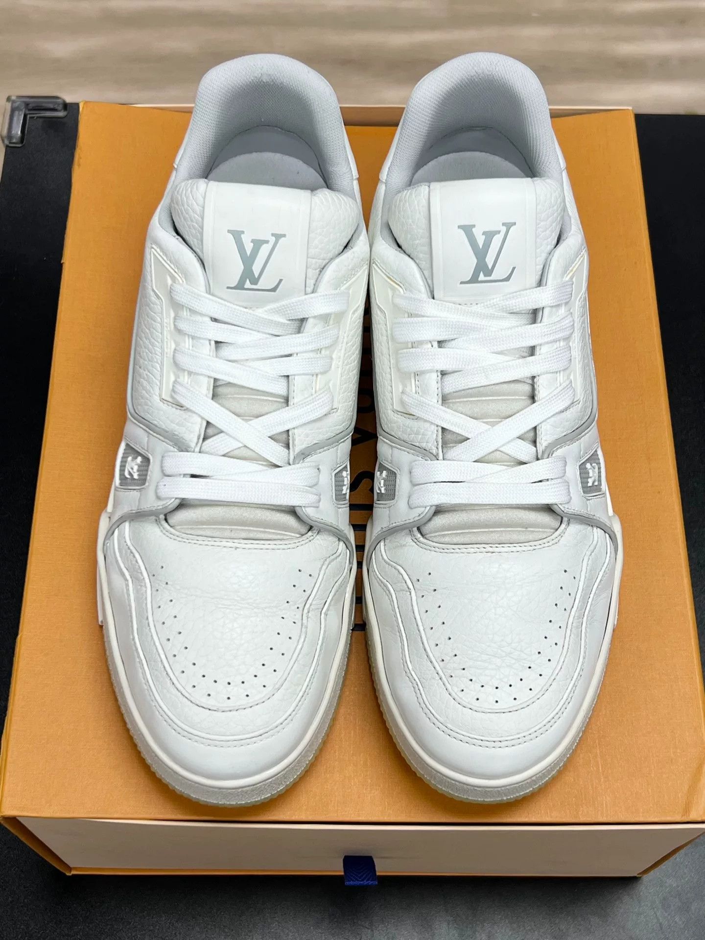Louis Vuitton Louis Vuitton Training White Lowtop Sneakers 9.5 Men Size US 9.5 / EU 42-43 - 3 Thumbnail