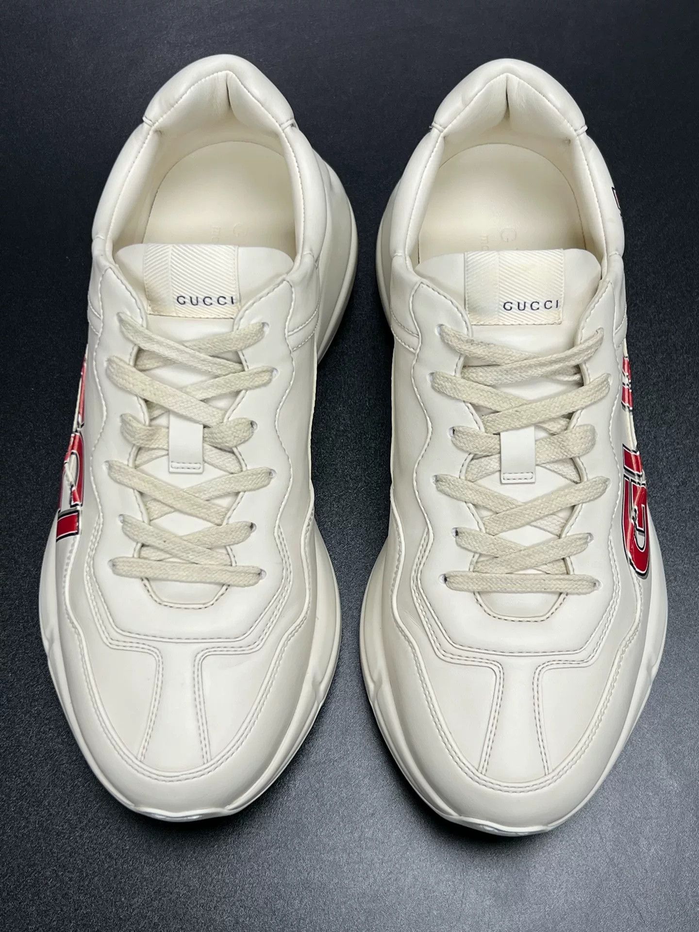 Gucci Gucci Retro Red Lowtop Sneakers 9 Men Size US 9 / EU 42 - 3 Thumbnail