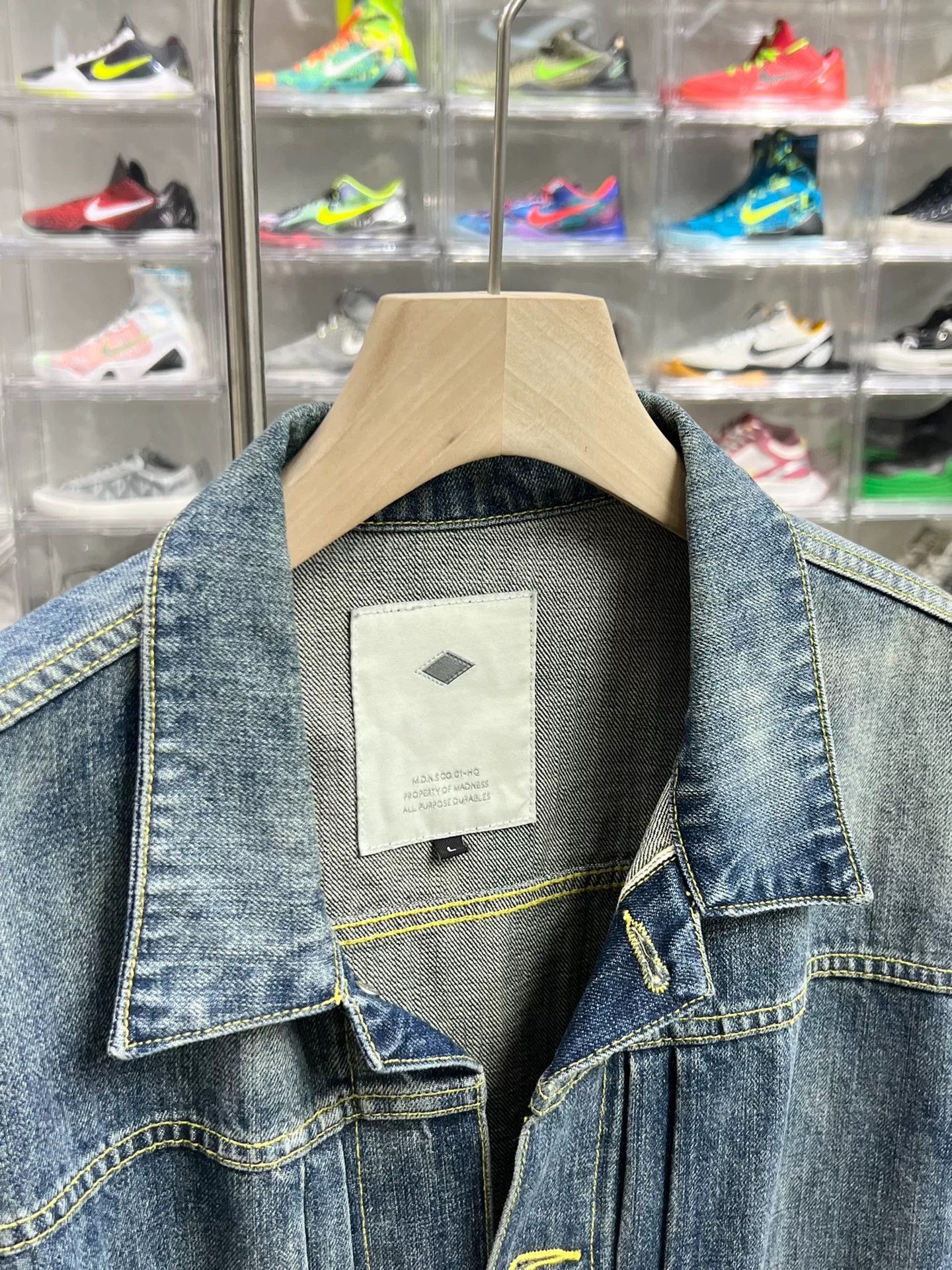 Madness Madness Denim Blue Light Jacket l Men Size US L / EU 52-54 / 3 - 2 Thumbnail
