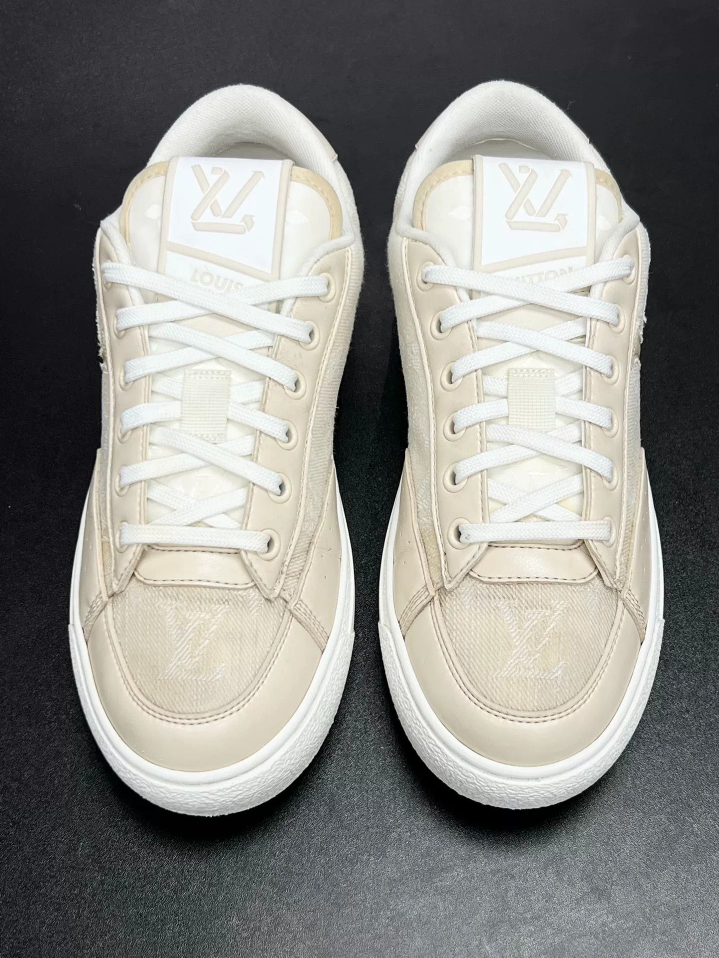 Louis Vuitton Louis Vuitton Denim Lowtop Sneakers us_6-5 Women Size US 6.5 / IT 36.5 - 3 Thumbnail