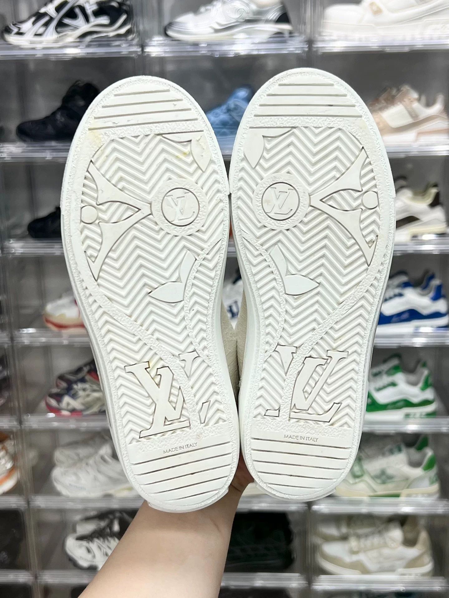 Louis Vuitton Louis Vuitton Denim Lowtop Sneakers us_6-5 Women Size US 6.5 / IT 36.5 - 8 Thumbnail