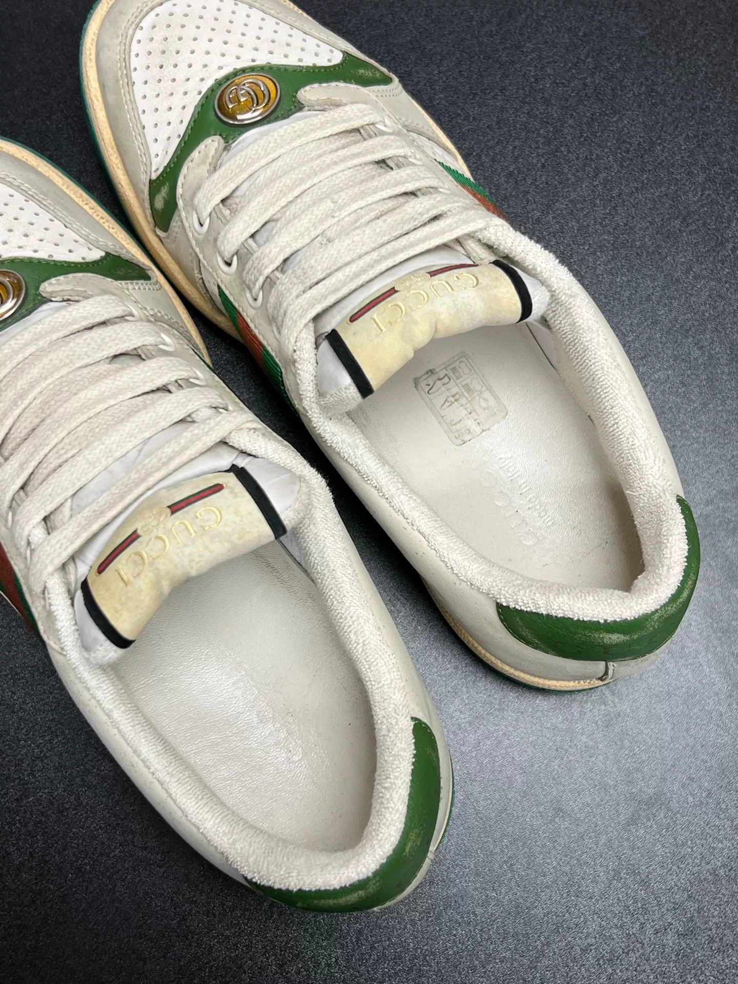 Gucci Gucci Green Lowtop Sneakers us_6 Women Size US 6 / IT 36 - 4 Thumbnail