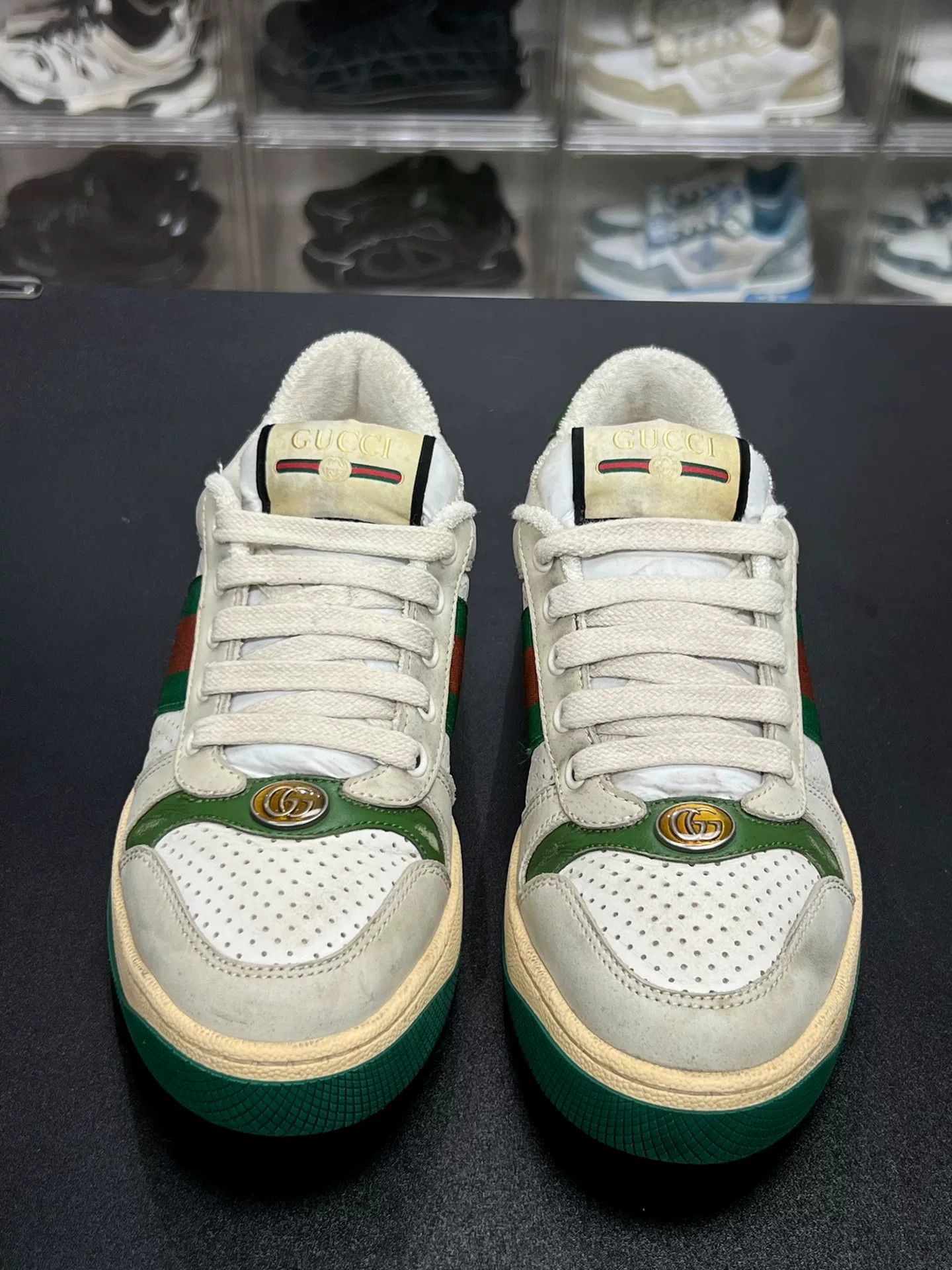 Gucci Gucci Green Lowtop Sneakers us_6 Women Size US 6 / IT 36 - 2 Thumbnail