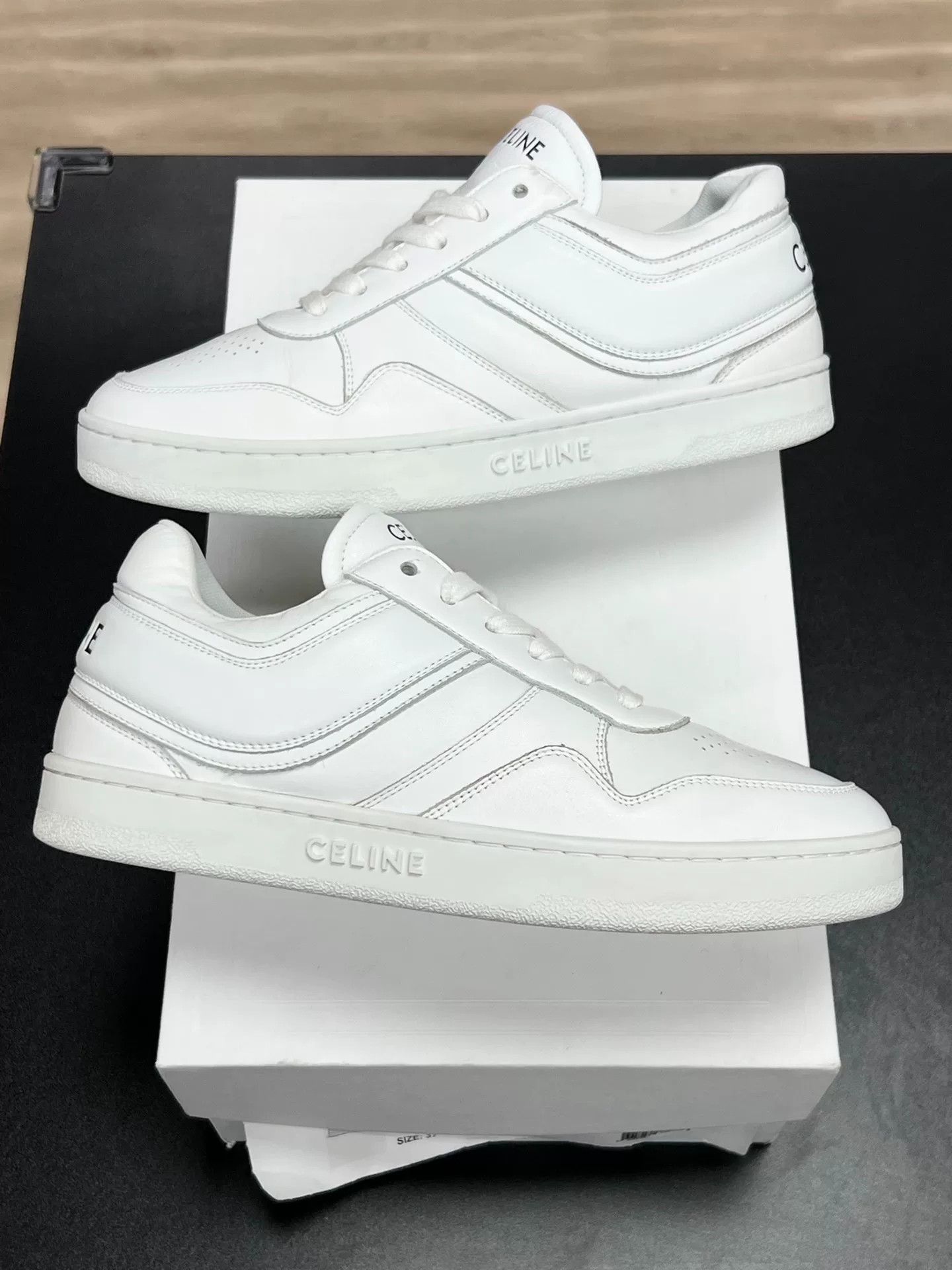Celine Celine Training White Lowtop Sneakers us_7 Women Size US 7 / IT 37 - 5 Thumbnail