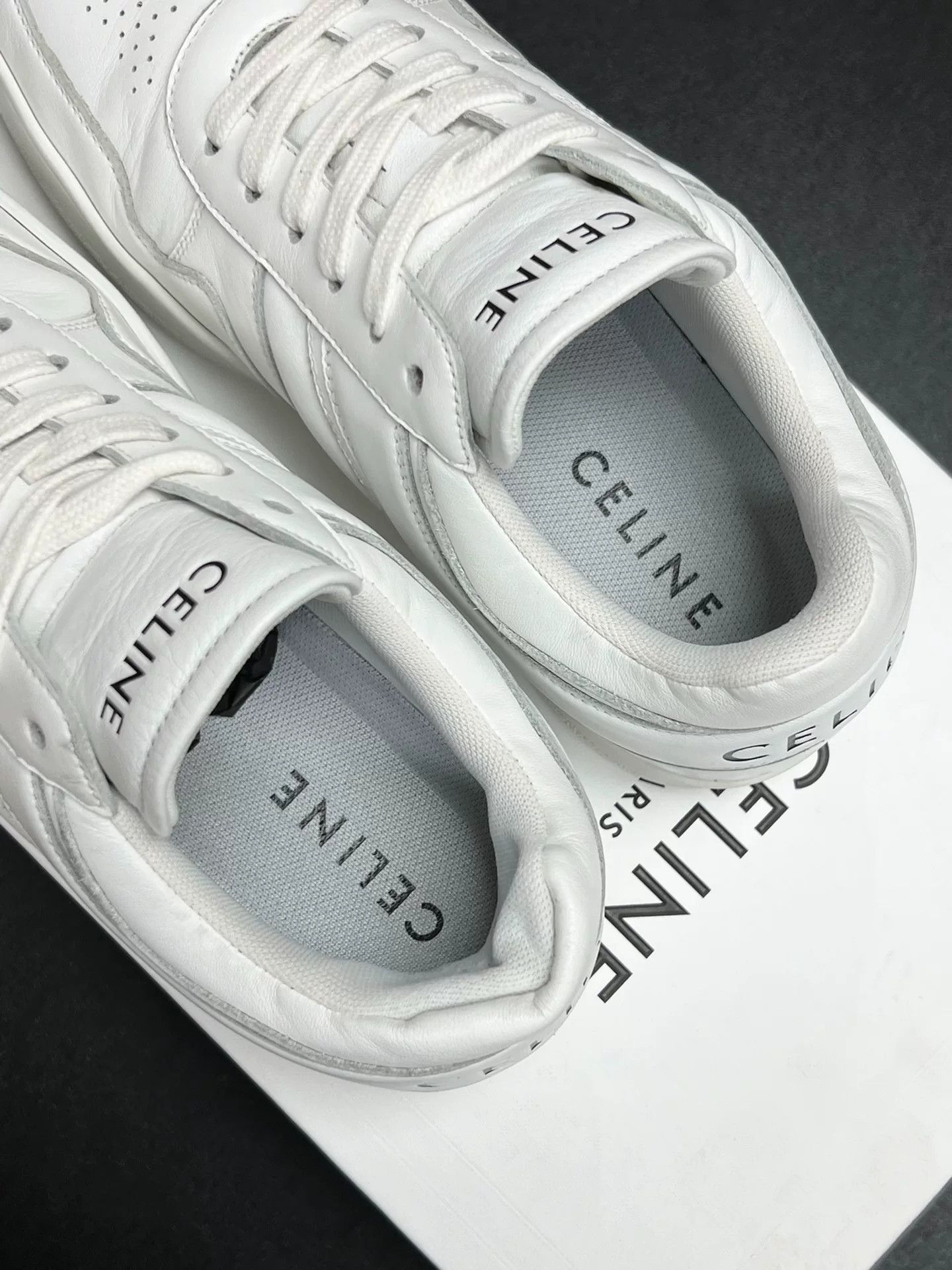 Celine Celine Training White Lowtop Sneakers us_7 Women Size US 7 / IT 37 - 4 Thumbnail