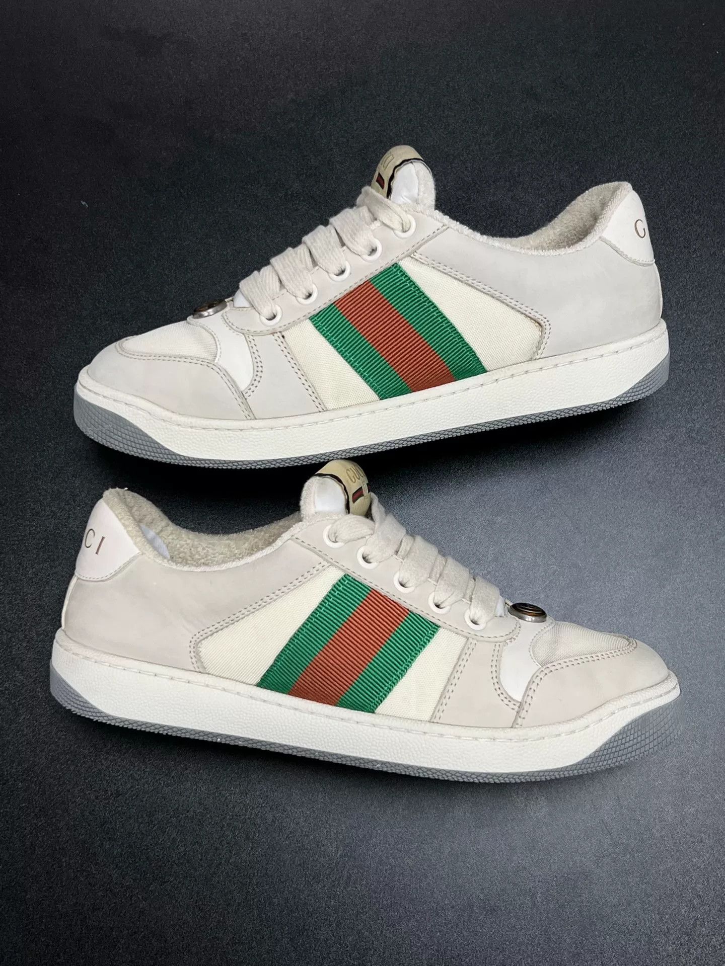 Gucci Gucci Red Lowtop Sneakers us_5 Women Size US 5 / IT 35 - 5 Thumbnail