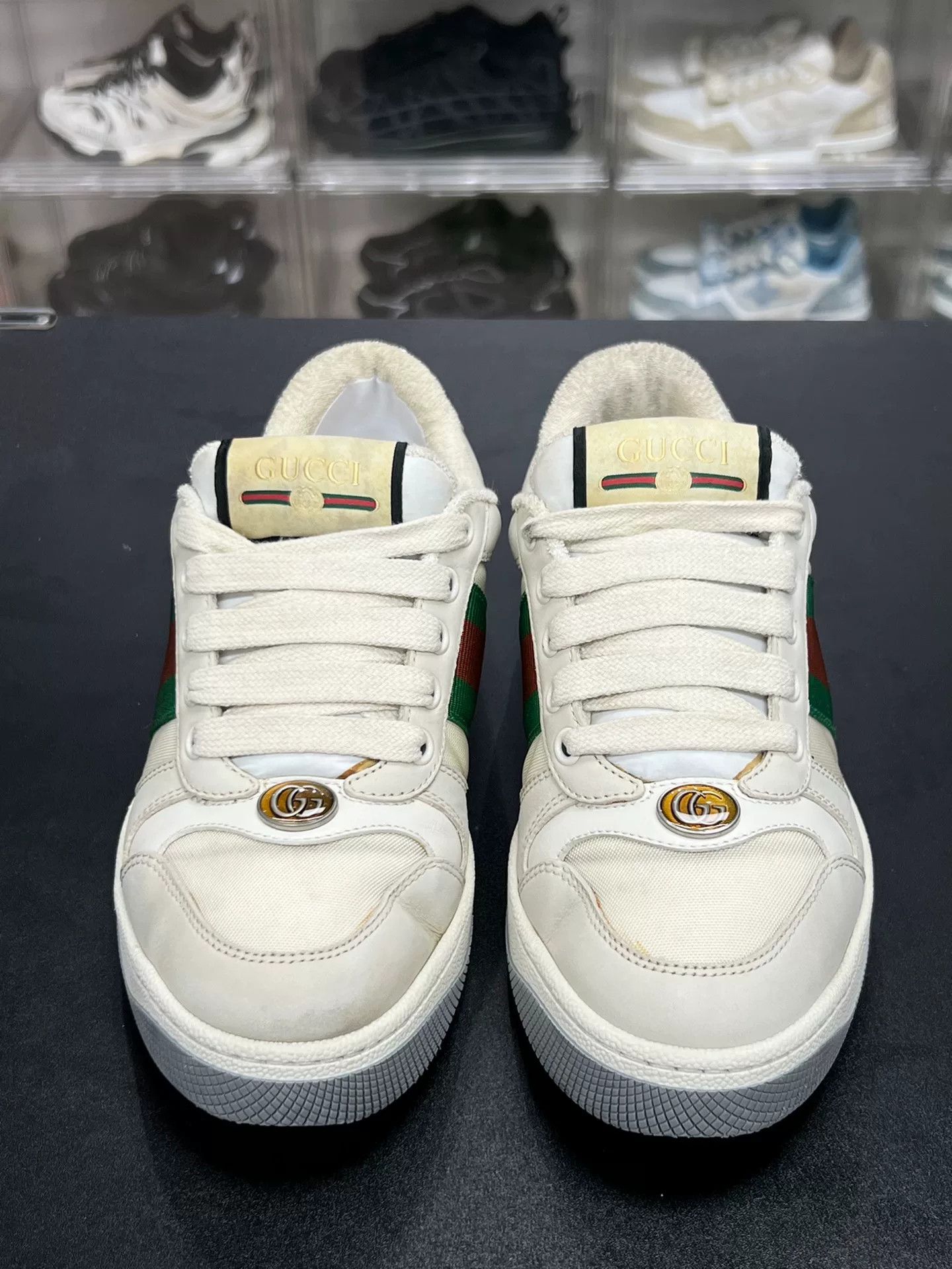 Gucci Gucci Red Lowtop Sneakers us_5 Women Size US 5 / IT 35 - 2 Thumbnail