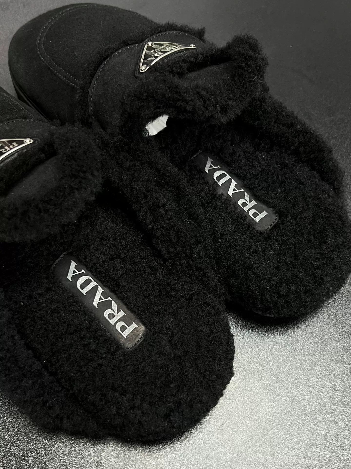 Prada Prada Thermal Wool Sandals us_8 Women Size US 8 / IT 38 - 4 Thumbnail