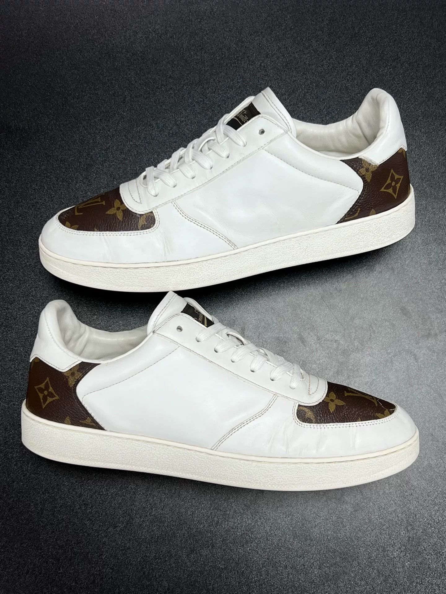 Louis Vuitton Louis Vuitton Patchwork White Lowtop Sneakers 8 Men Size US 8 / EU 41 - 5 Thumbnail