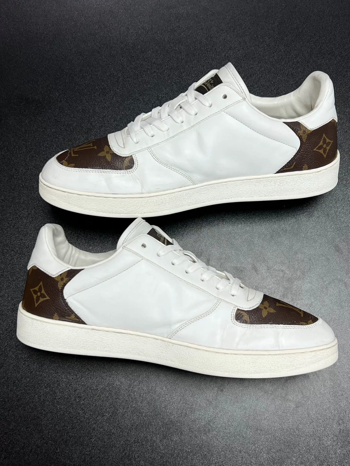 Louis Vuitton Louis Vuitton Patchwork White Lowtop Sneakers 8 Men Size US 8 / EU 41 - 6 Thumbnail