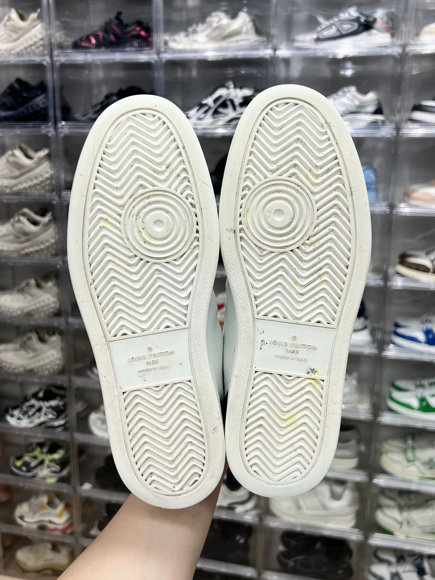 Louis Vuitton Louis Vuitton Patchwork White Lowtop Sneakers 8 Men Size US 8 / EU 41 - 8 Thumbnail
