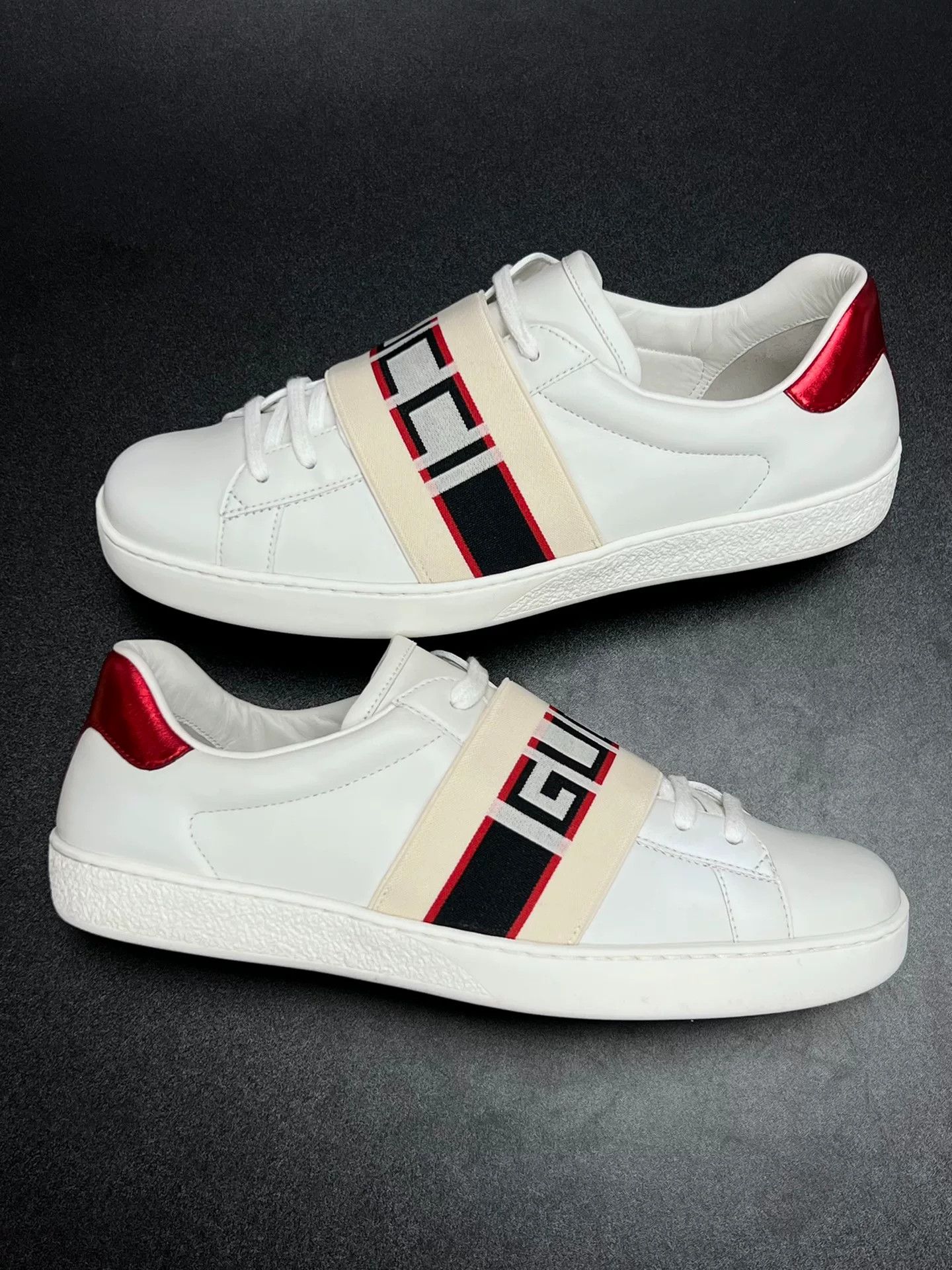 Gucci Gucci Striped Lowtop Sneakers 8.5 Men Size US 8.5 / EU 41-42 - 5 Thumbnail