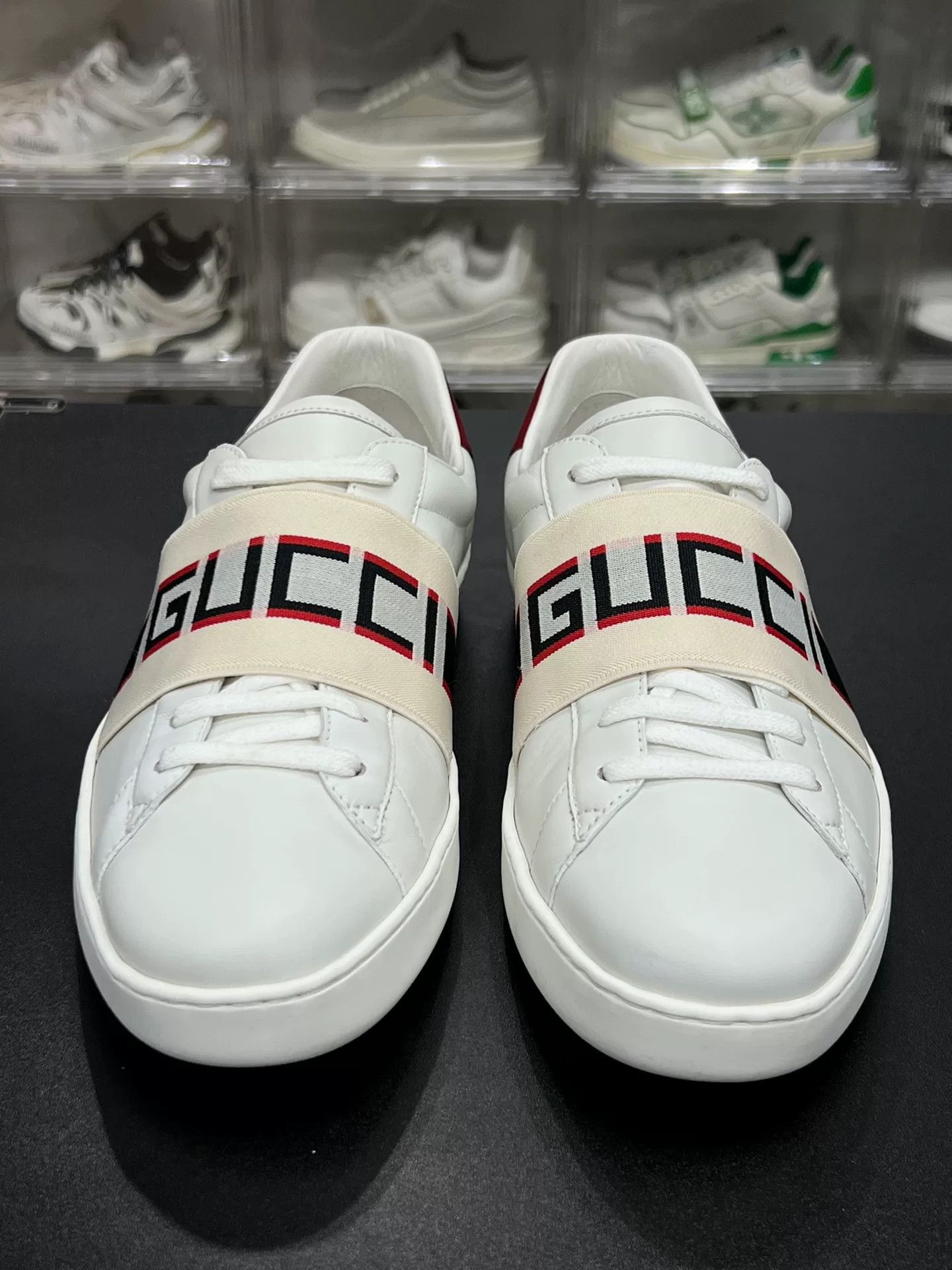 Gucci Gucci Striped Lowtop Sneakers 8.5 Men Size US 8.5 / EU 41-42 - 2 Thumbnail