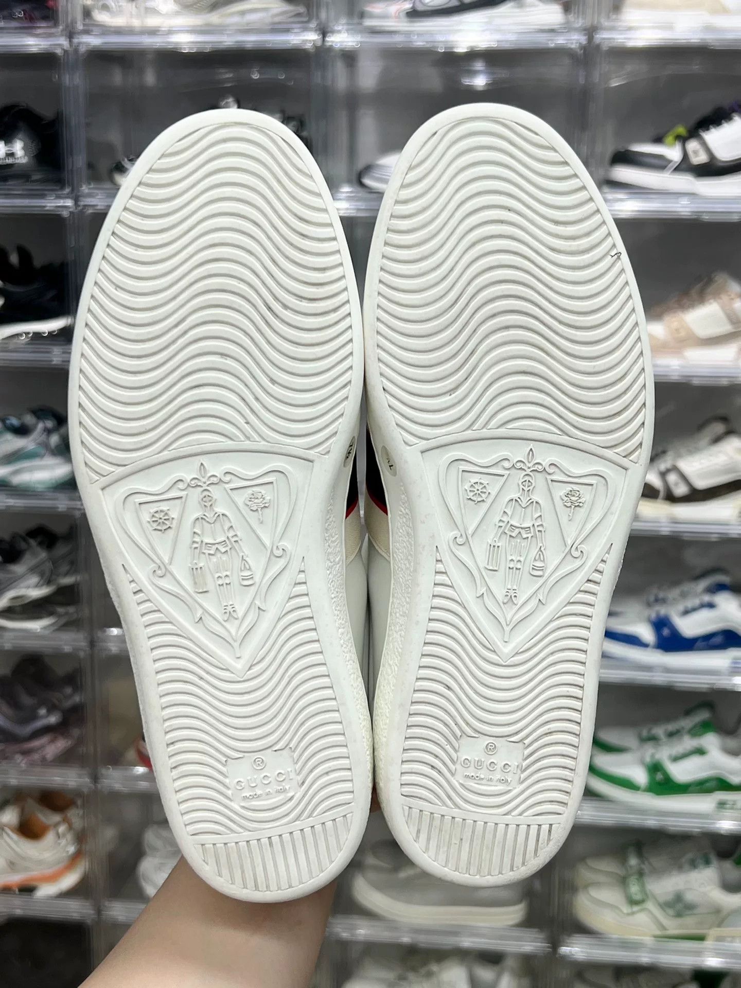 Gucci Gucci Striped Lowtop Sneakers 8.5 Men Size US 8.5 / EU 41-42 - 8 Thumbnail