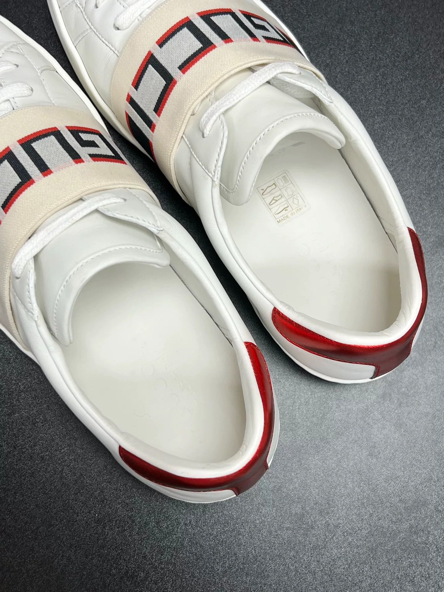 Gucci Gucci Striped Lowtop Sneakers 8.5 Men Size US 8.5 / EU 41-42 - 4 Thumbnail