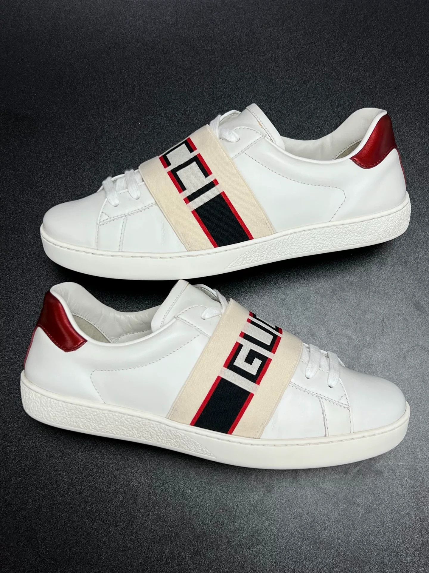 Gucci Gucci Striped Lowtop Sneakers 6.5 Men Size US 6.5 / EU 39-40 - 5 Thumbnail