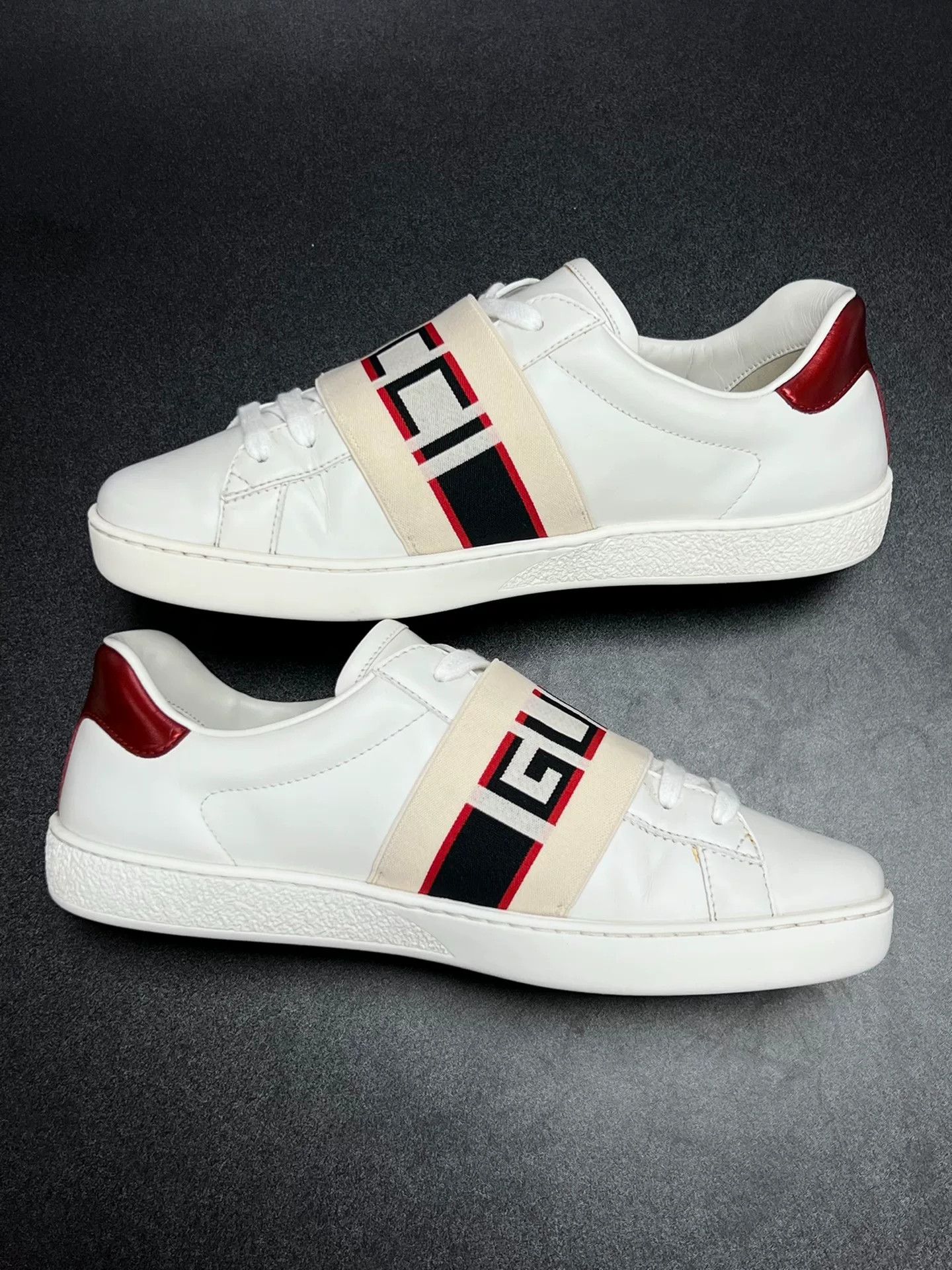 Gucci Gucci Striped Lowtop Sneakers 6.5 Men Size US 6.5 / EU 39-40 - 6 Thumbnail