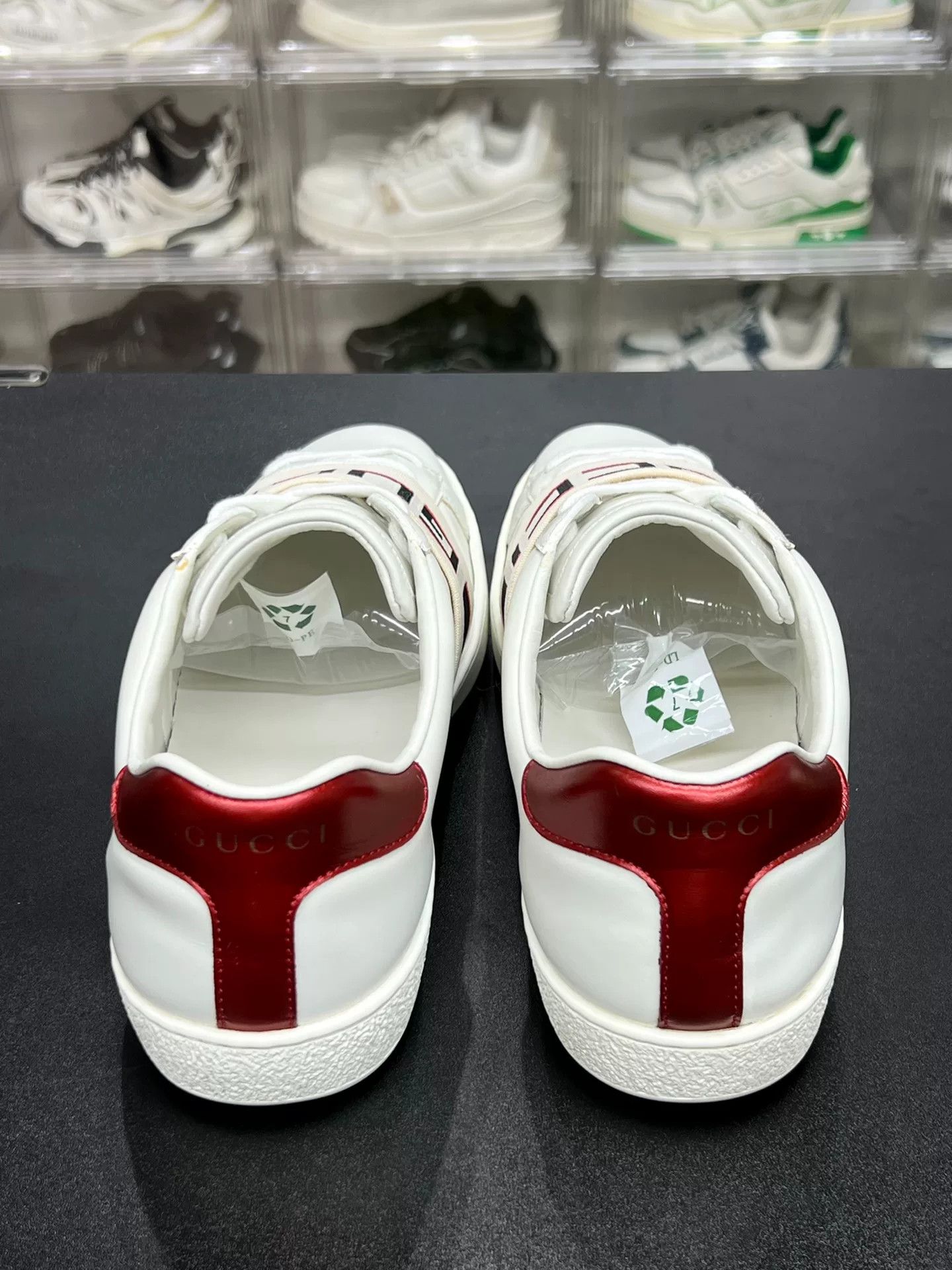 Gucci Gucci Striped Lowtop Sneakers 6.5 Men Size US 6.5 / EU 39-40 - 7 Thumbnail