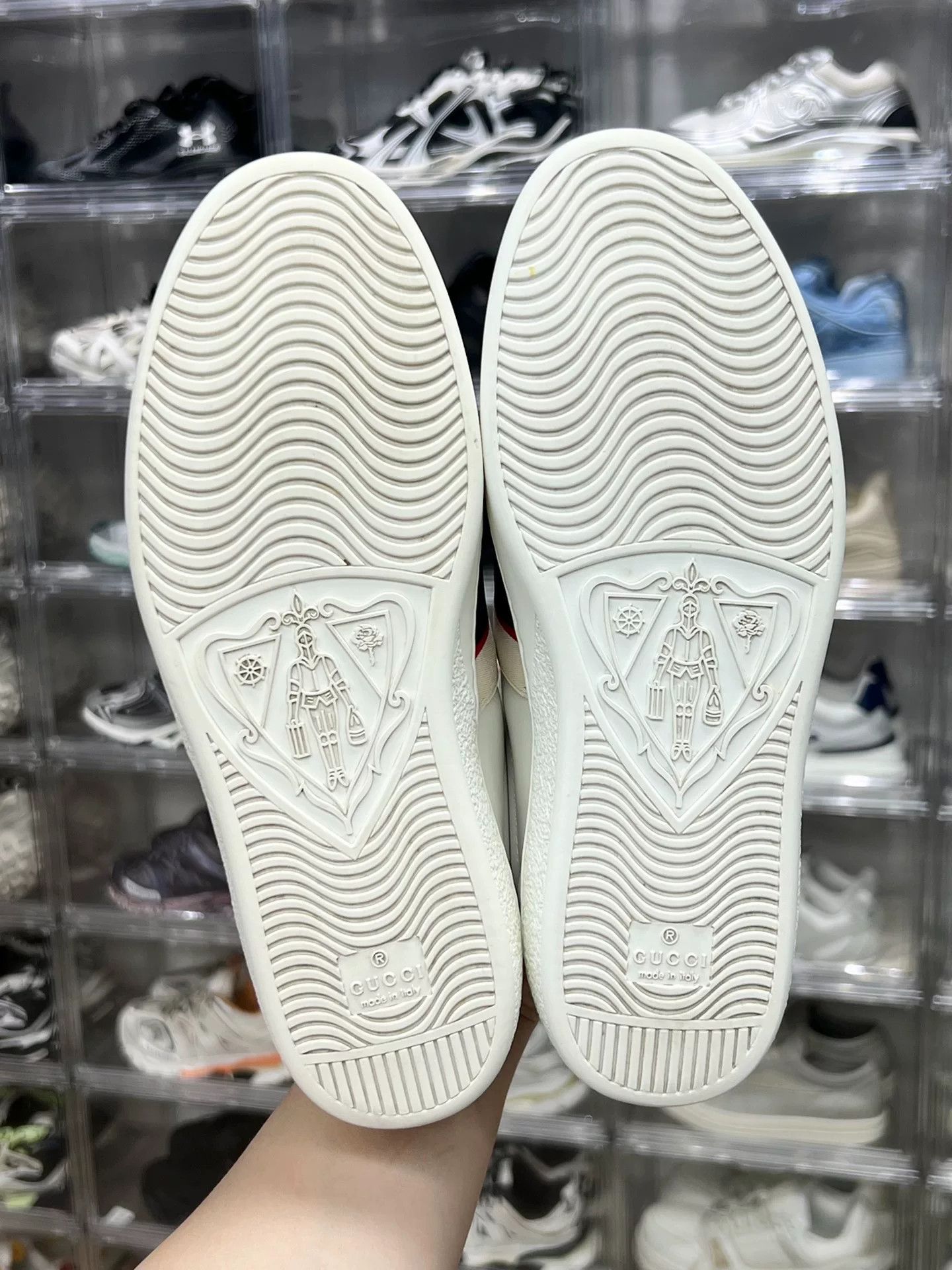 Gucci Gucci Striped Lowtop Sneakers 6.5 Men Size US 6.5 / EU 39-40 - 8 Thumbnail