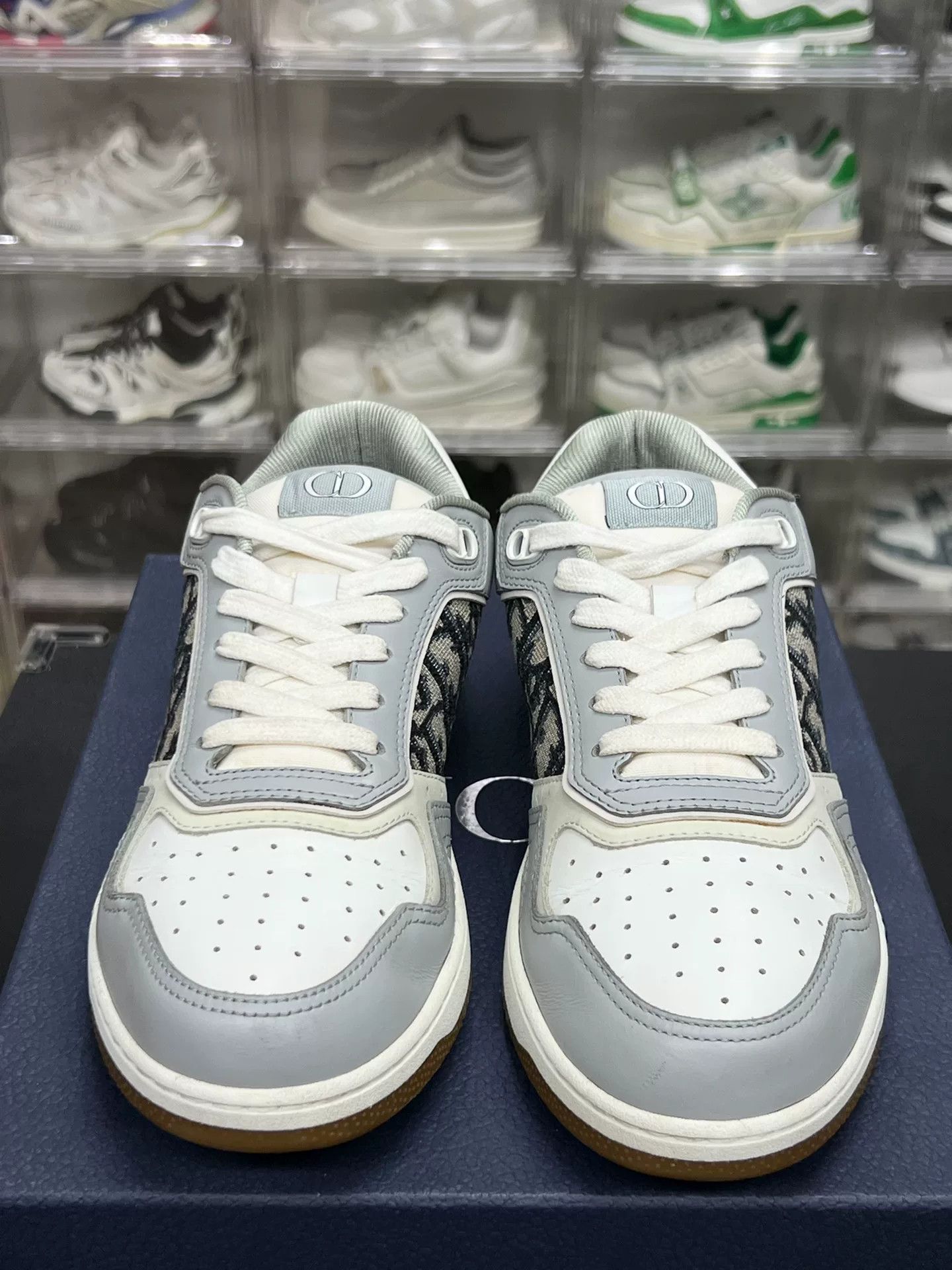 Dior Dior Printed White Lowtop Sneakers 6 Men Size US 6 / EU 39 - 2 Thumbnail