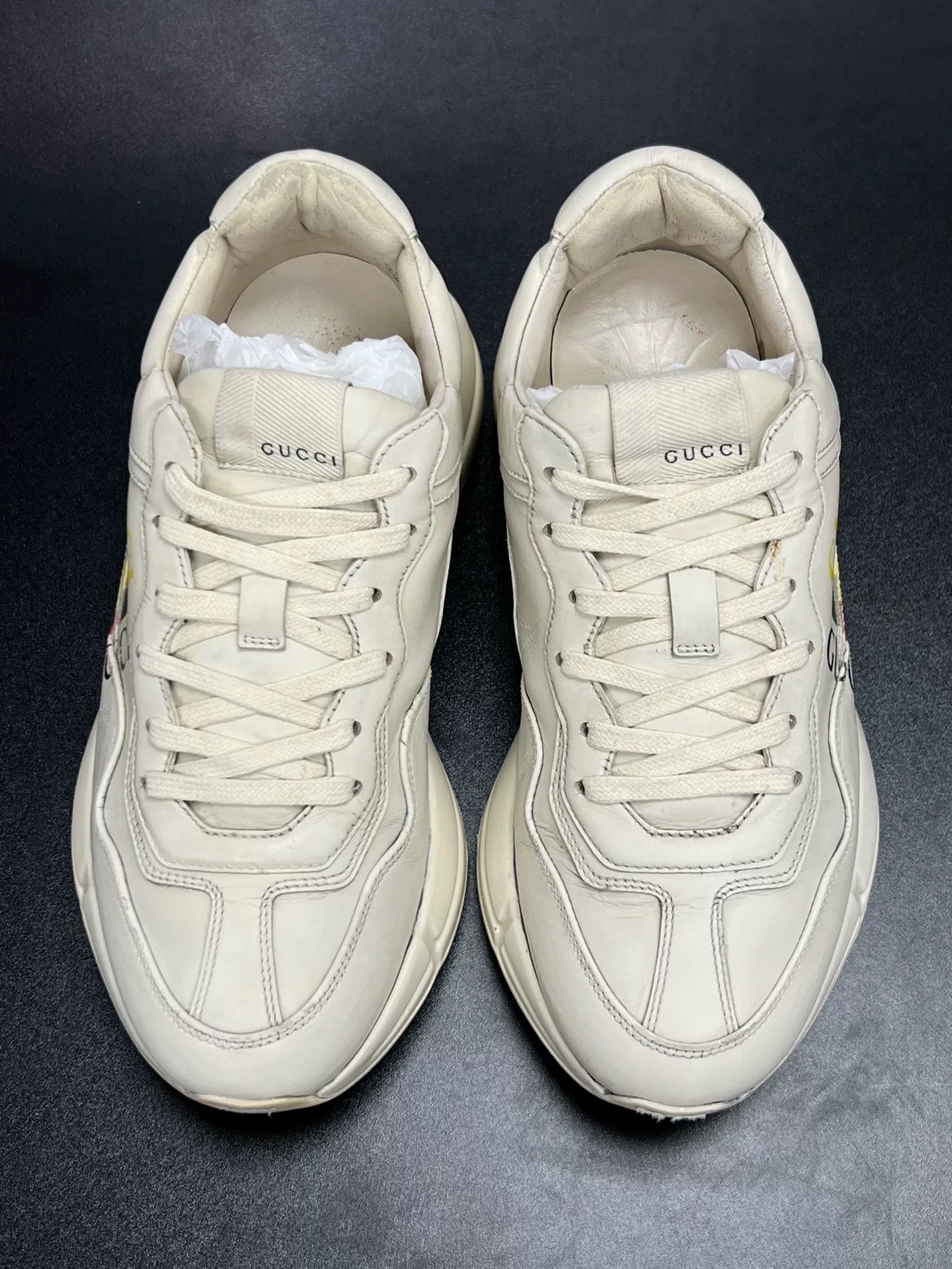 Gucci Gucci Retro White Lowtop Sneakers 6.5 Men Size US 6.5 / EU 39-40 - 3 Thumbnail