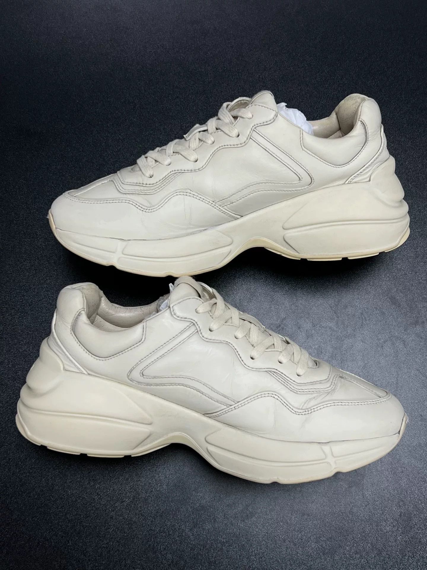 Gucci Gucci Retro White Lowtop Sneakers 6.5 Men Size US 6.5 / EU 39-40 - 6 Thumbnail