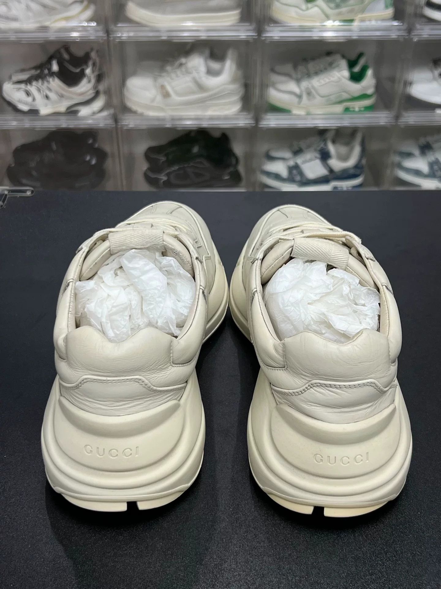 Gucci Gucci Retro White Lowtop Sneakers 6.5 Men Size US 6.5 / EU 39-40 - 7 Thumbnail