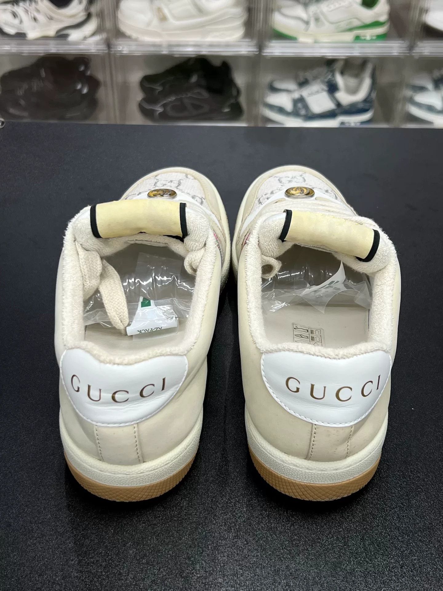 Gucci Gucci Beige Lowtop Sneakers us_7 Women Size US 7 / IT 37 - 7 Thumbnail