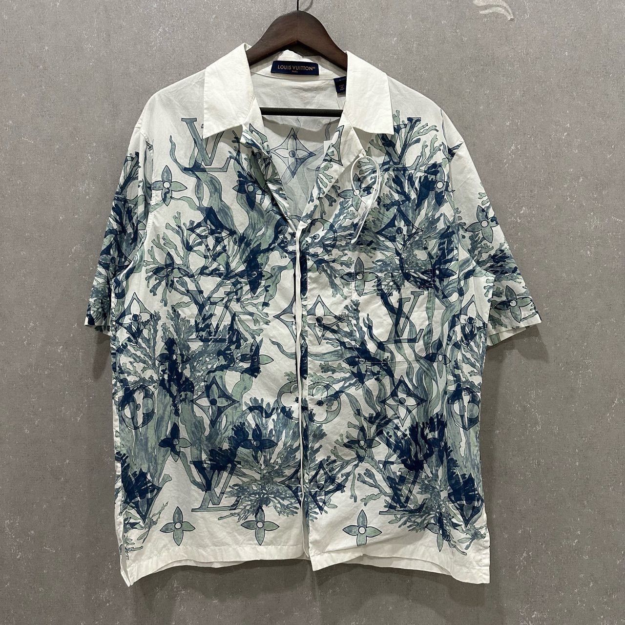 Louis Vuitton Louis Vuitton Monogram Seaweed Print Shirt XXL Size US XXL / EU 58 / 5 - 2 Thumbnail