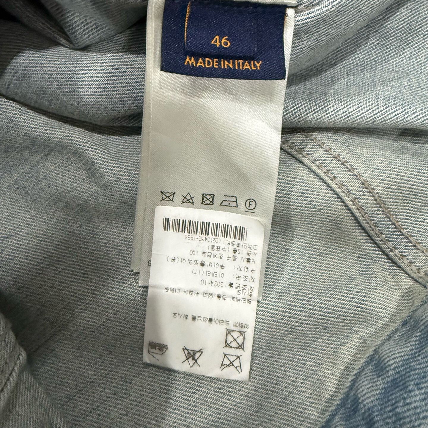 Louis Vuitton Louis Vuitton Staples Edition Denim Jacket 46 Size US S / EU 44-46 / 1 - 5 Thumbnail