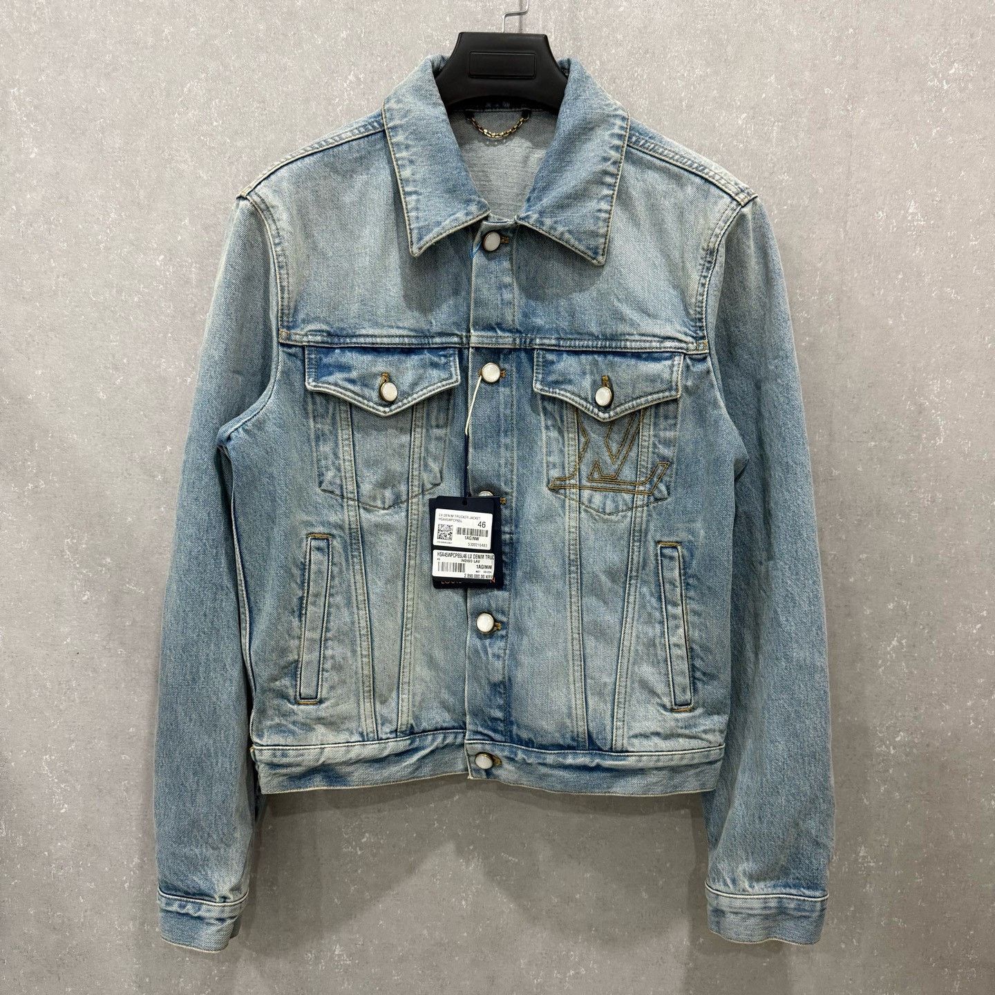 Louis Vuitton Louis Vuitton Staples Edition Denim Jacket 46 Size US S / EU 44-46 / 1 - 2 Thumbnail