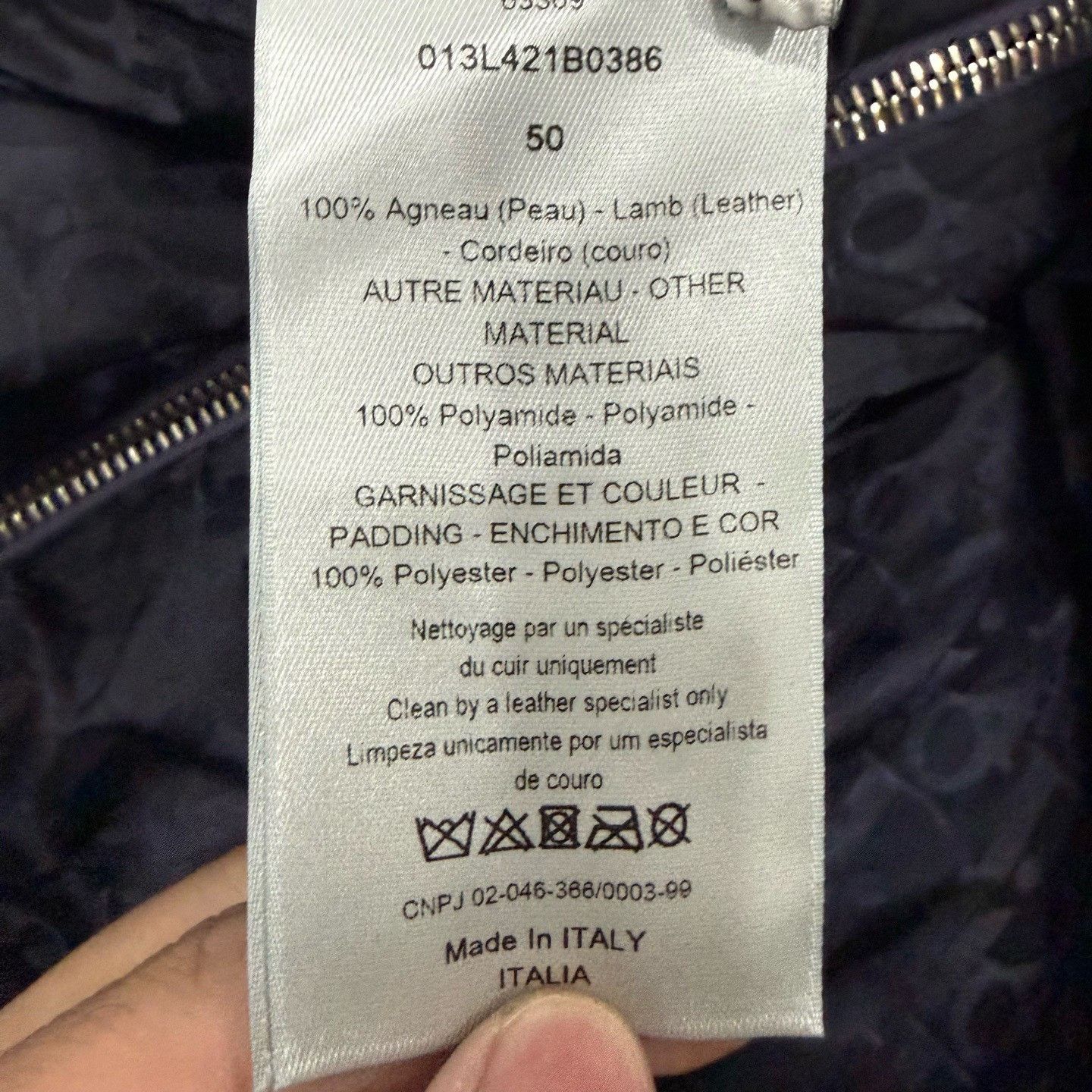 Dior Dior Reversible Oblique Leather Jacket 50 Size US M / EU 48-50 / 2 - 7 Thumbnail