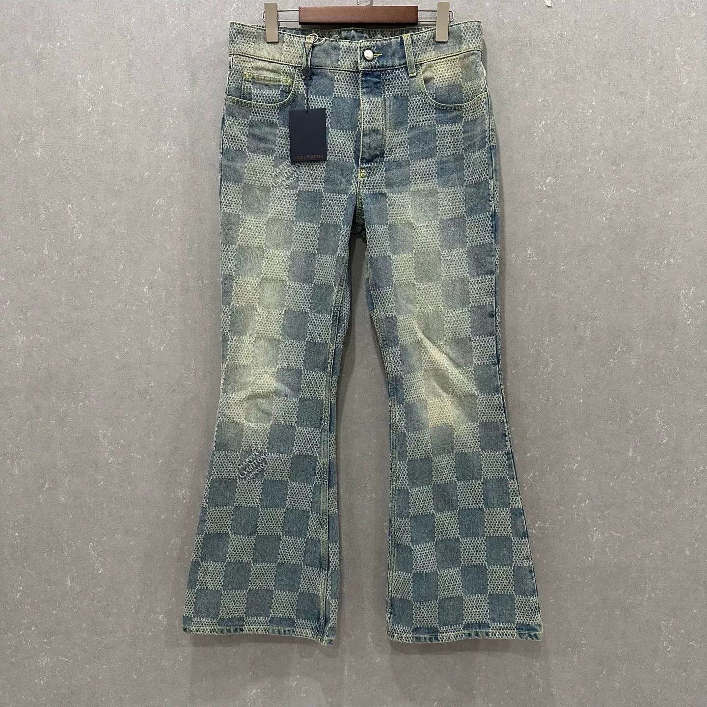 Louis Vuitton Louis Vuitton Pharrell Damier Denim Jeans 32 Size US 32 / EU 48 - 2 Thumbnail