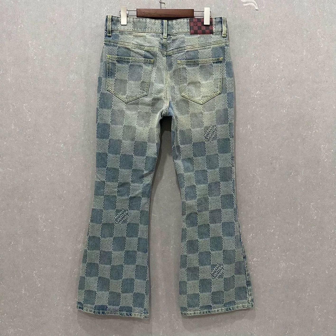 Louis Vuitton Louis Vuitton Pharrell Damier Denim Jeans 32 Size US 32 / EU 48 - 3 Thumbnail